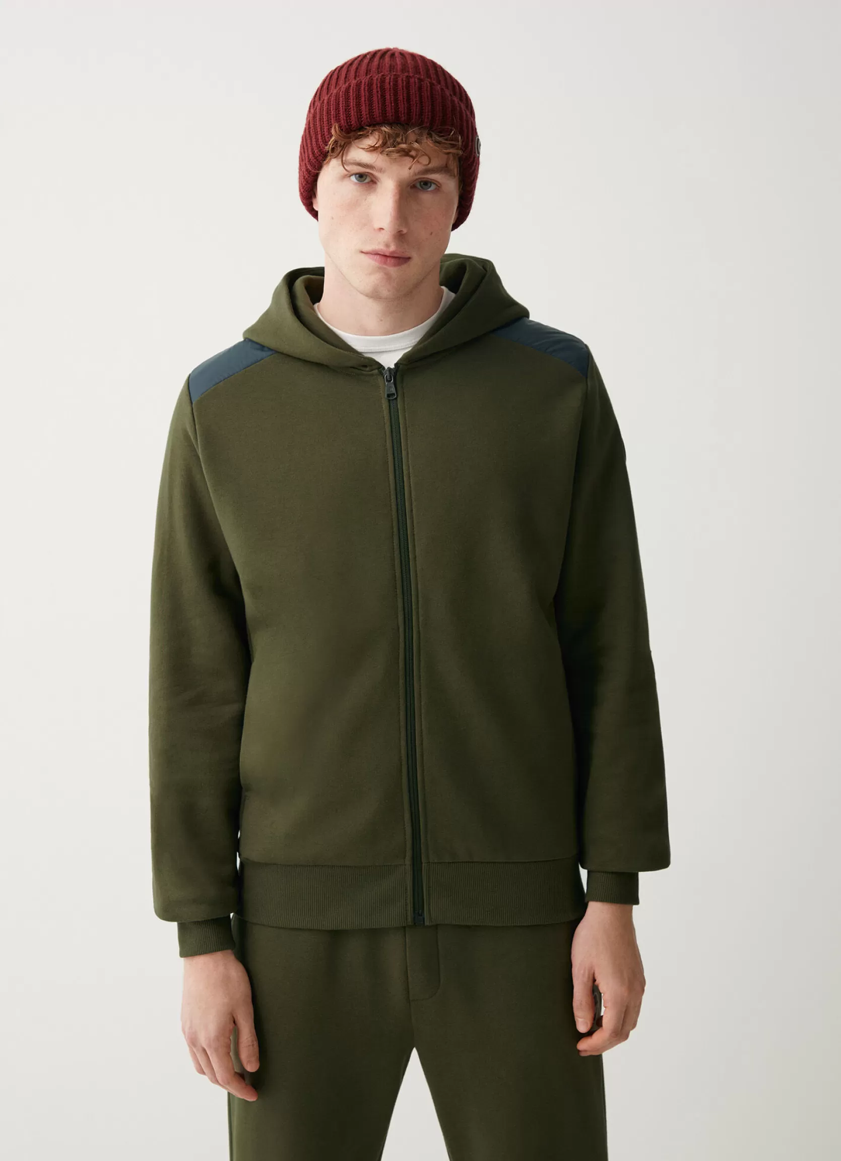 Colmar 100% cotton sweatshirt with nylon inserts | man Sweatshirts
