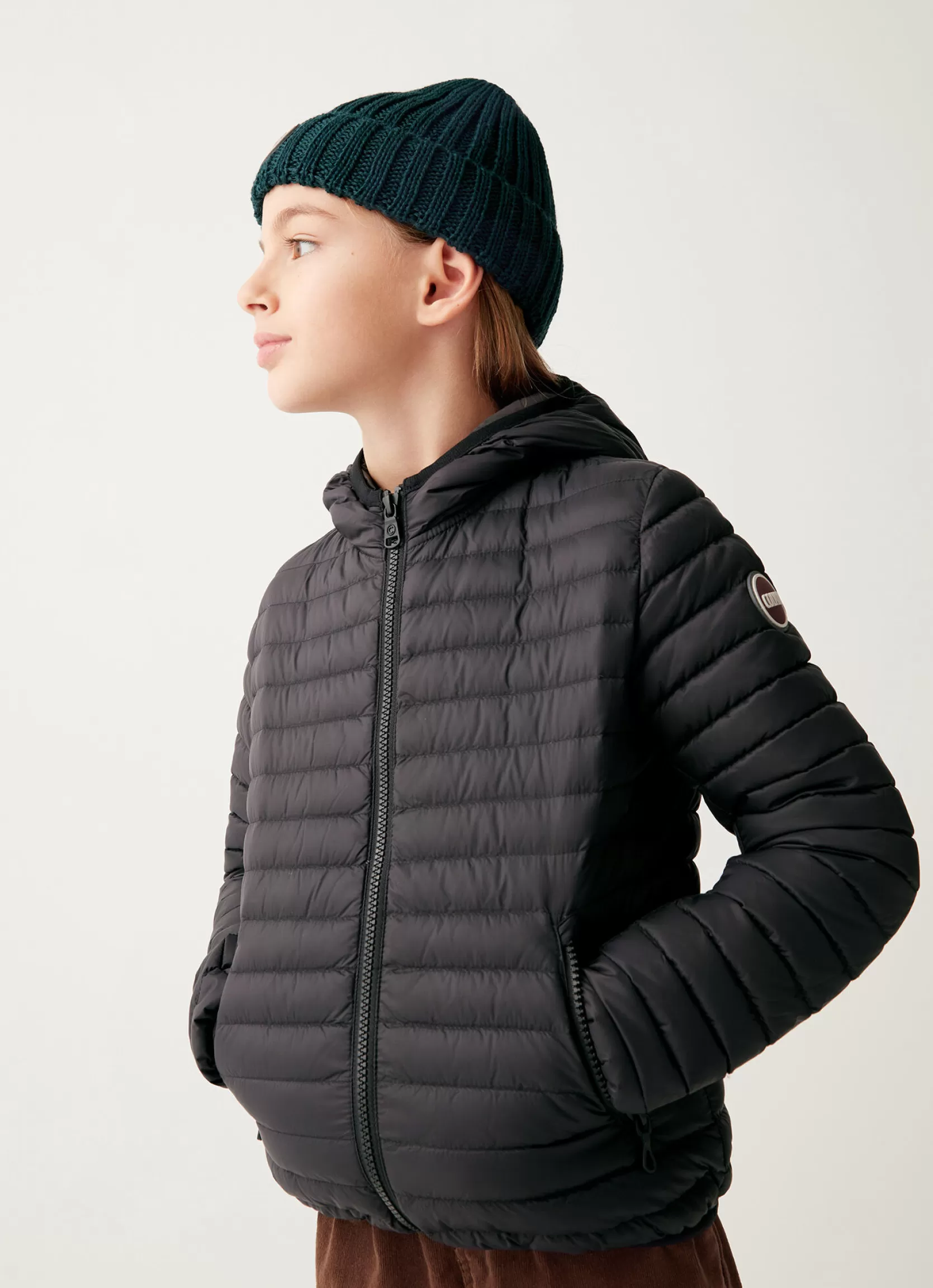 Colmar Autumn down jacket with fixed hood | kids Outlet