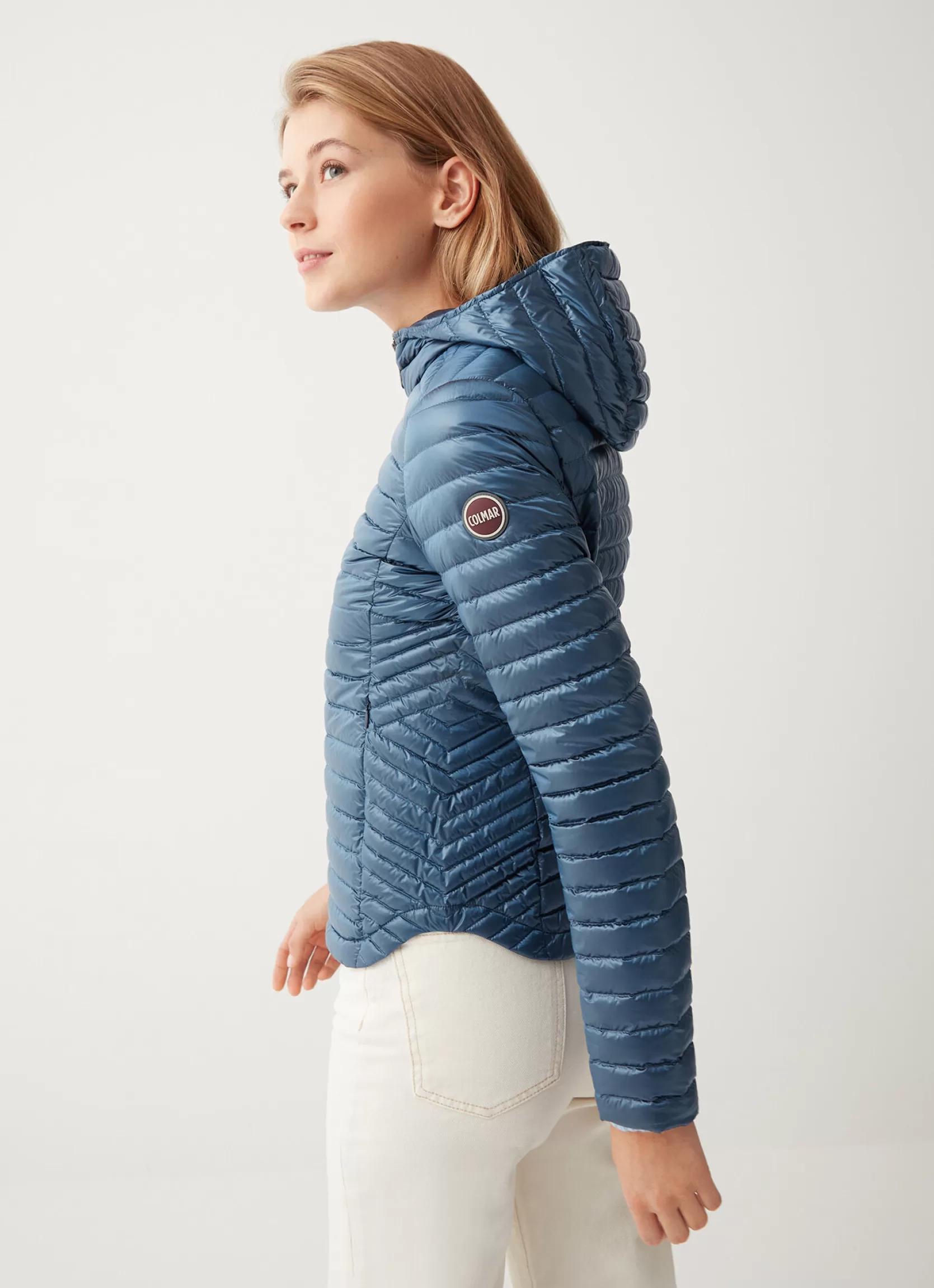 Colmar Autumn down jacket with shaped hem | woman Lightweight Down Jackets