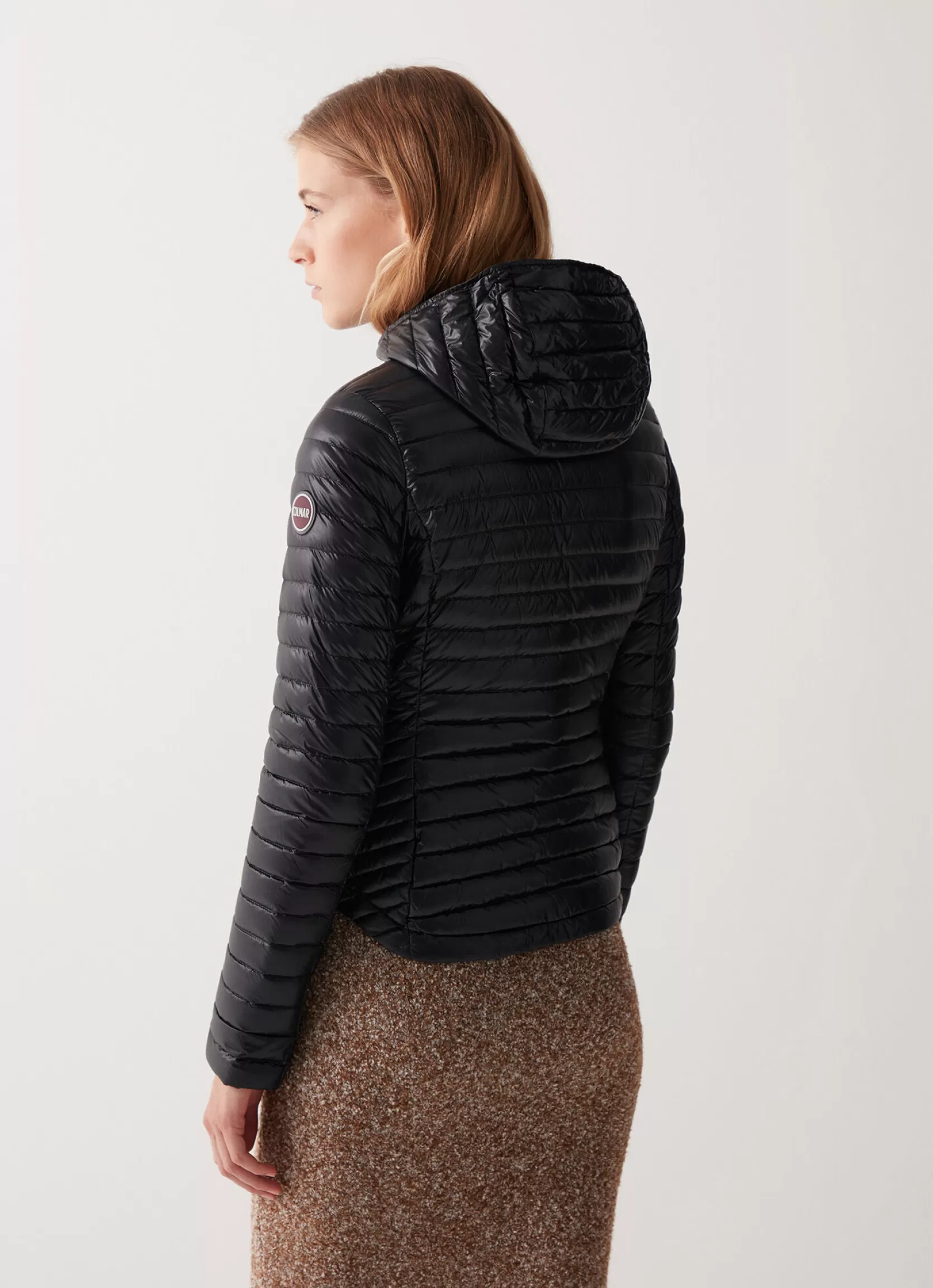Colmar Autumn down jacket with shaped hem | woman Lightweight Down Jackets