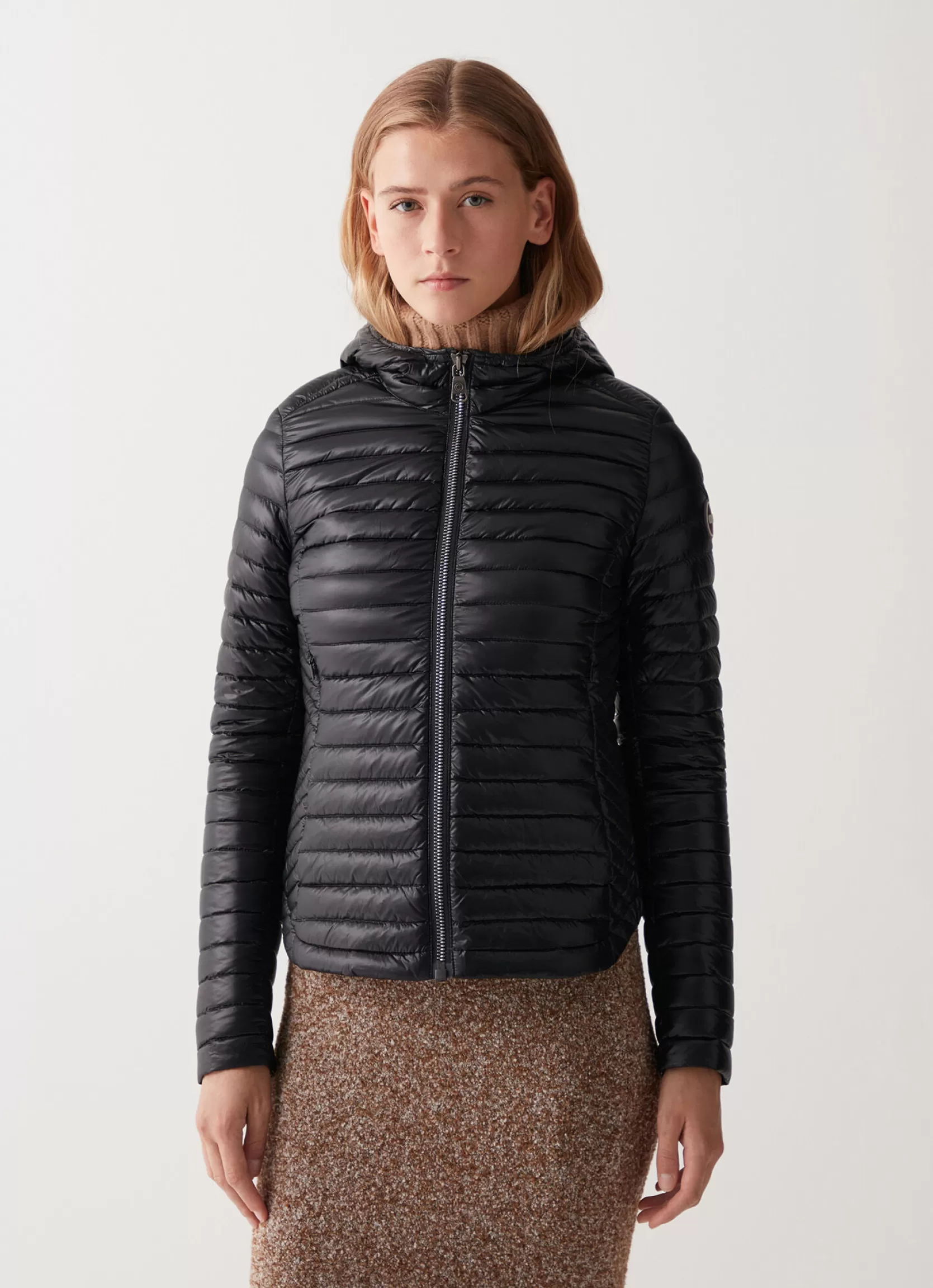 Colmar Autumn down jacket with shaped hem | woman Lightweight Down Jackets
