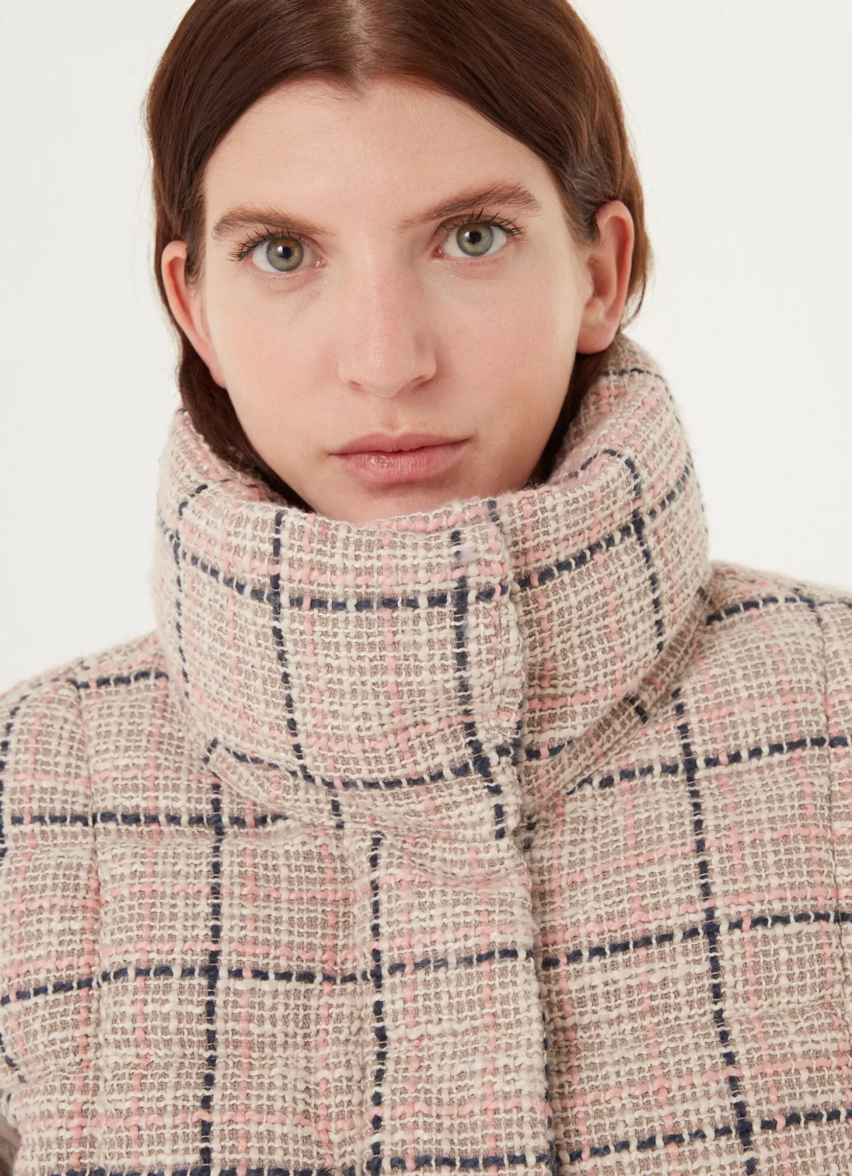 Colmar Bouclé coat with wrinkled inserts | woman Outlet
