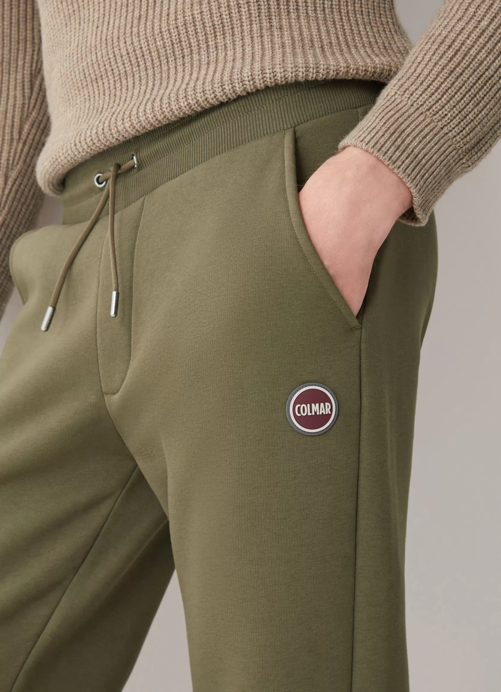 Colmar Brushed cotton blend fleece jumpsuit trousers | man Trousers