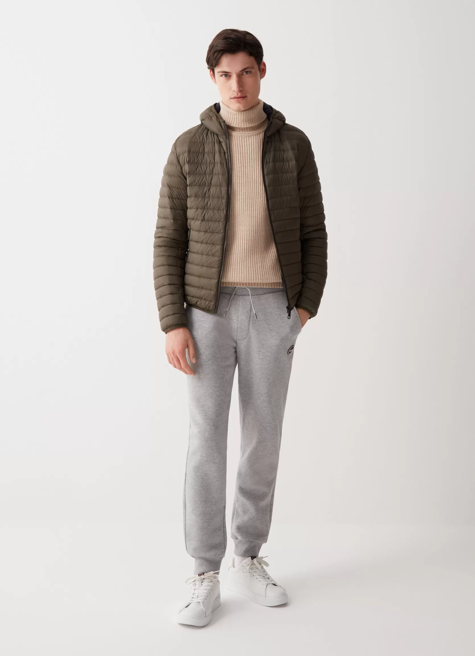 Colmar Brushed cotton blend fleece jumpsuit trousers | man Trousers