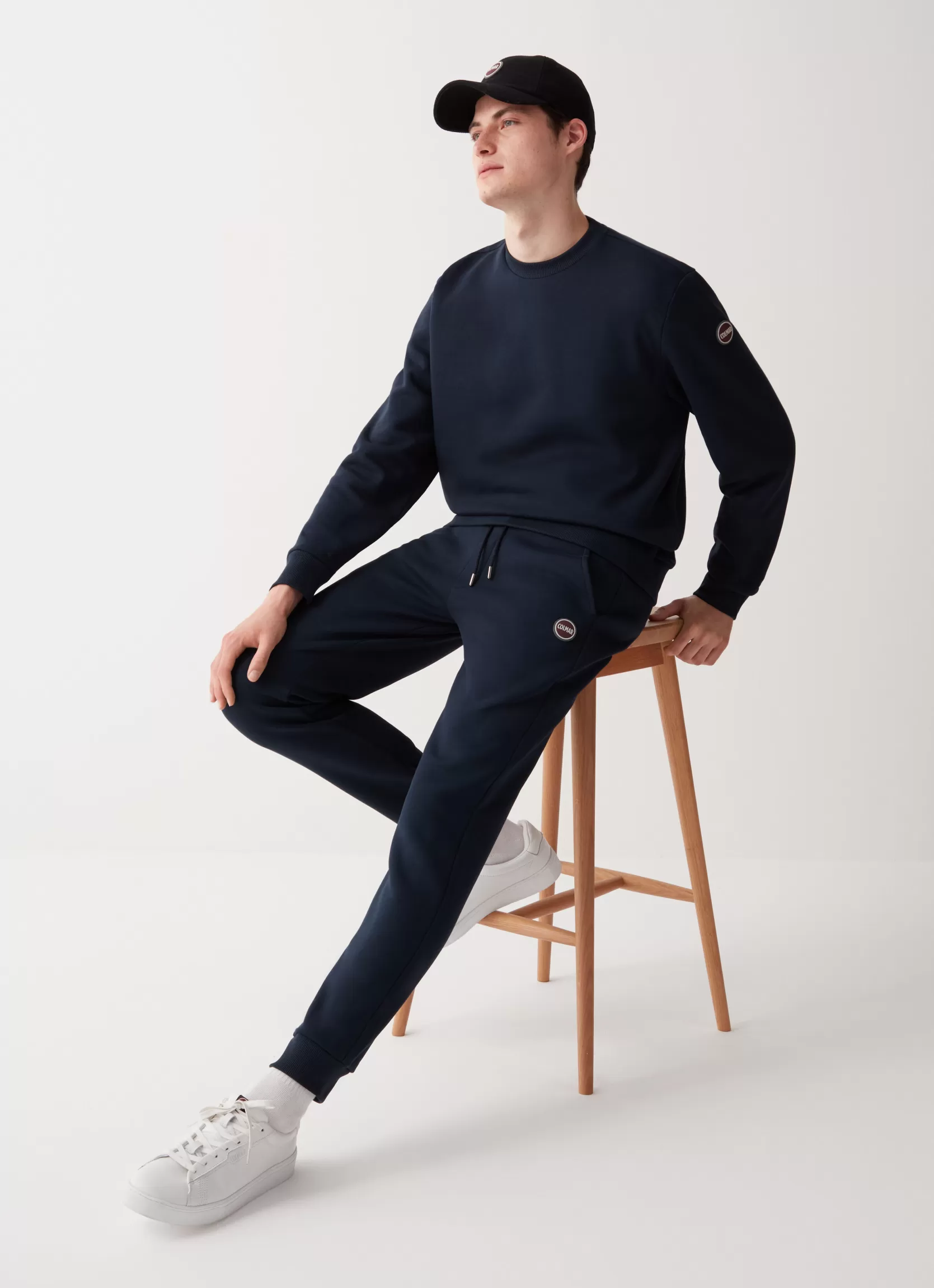 Colmar Brushed cotton blend fleece jumpsuit trousers | man Trousers