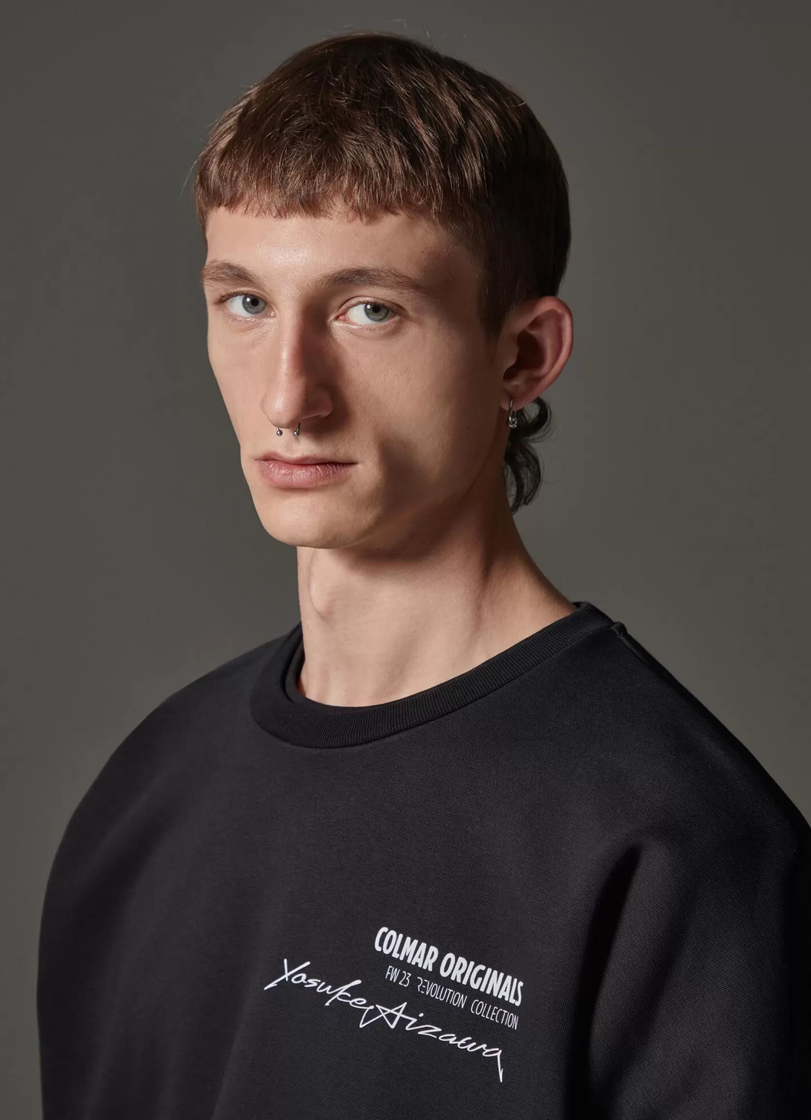 Colmar Brushed diagonal fabric sweatshirt | man Colmar Revolution | Sweatshirts