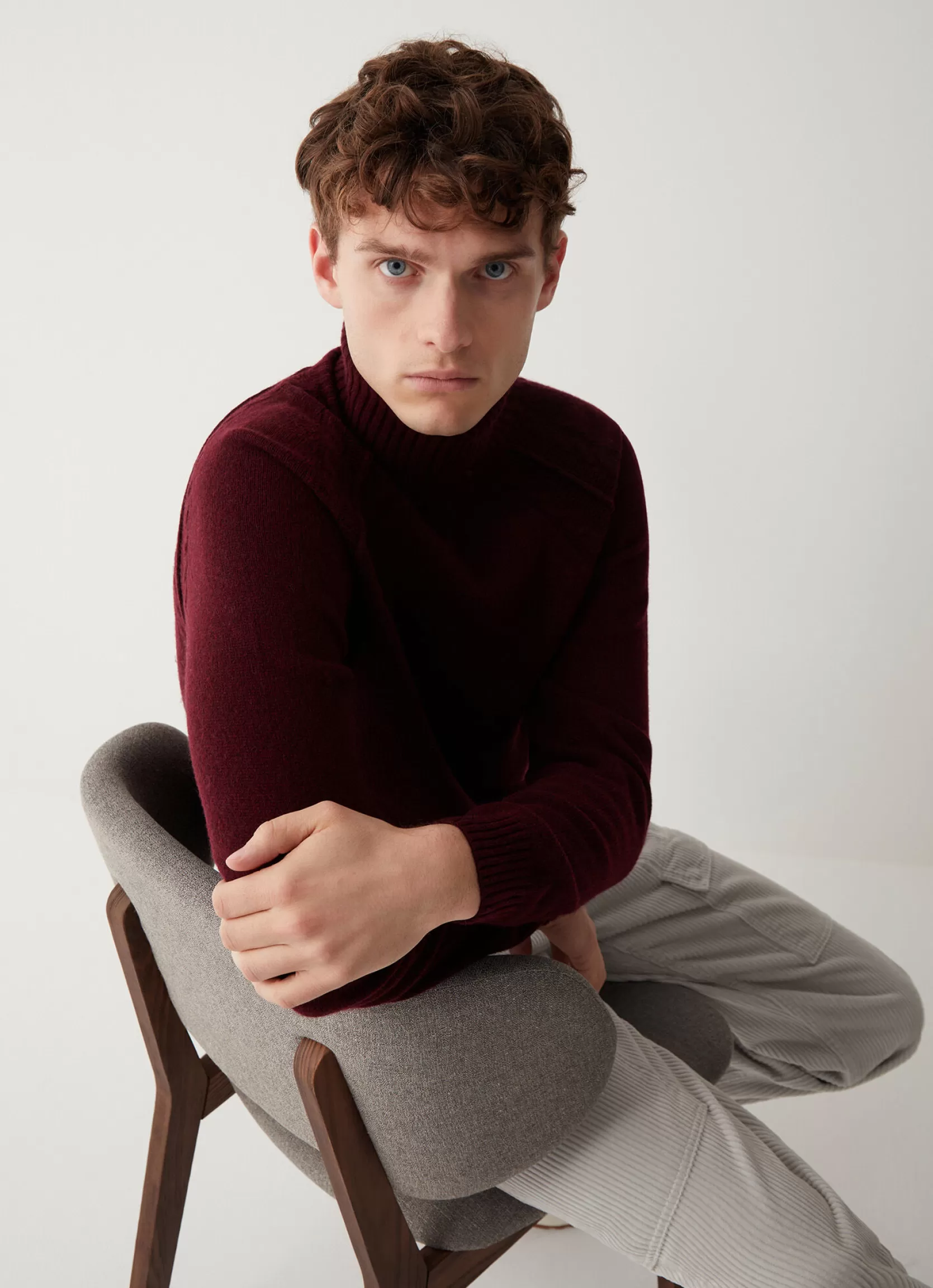 Colmar Cashmere-blend polo-neck pullover | man Pullovers