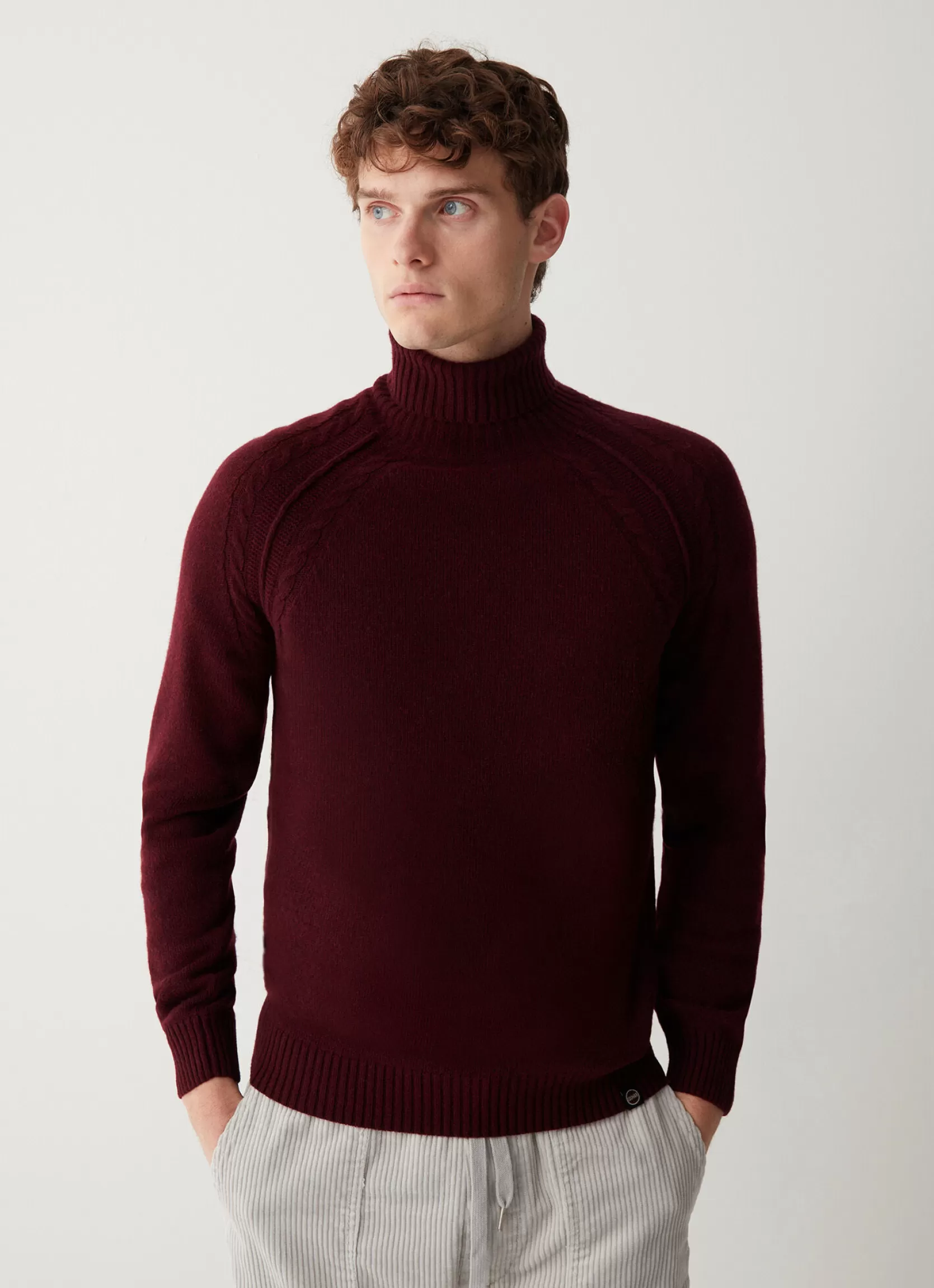 Colmar Cashmere-blend polo-neck pullover | man Pullovers