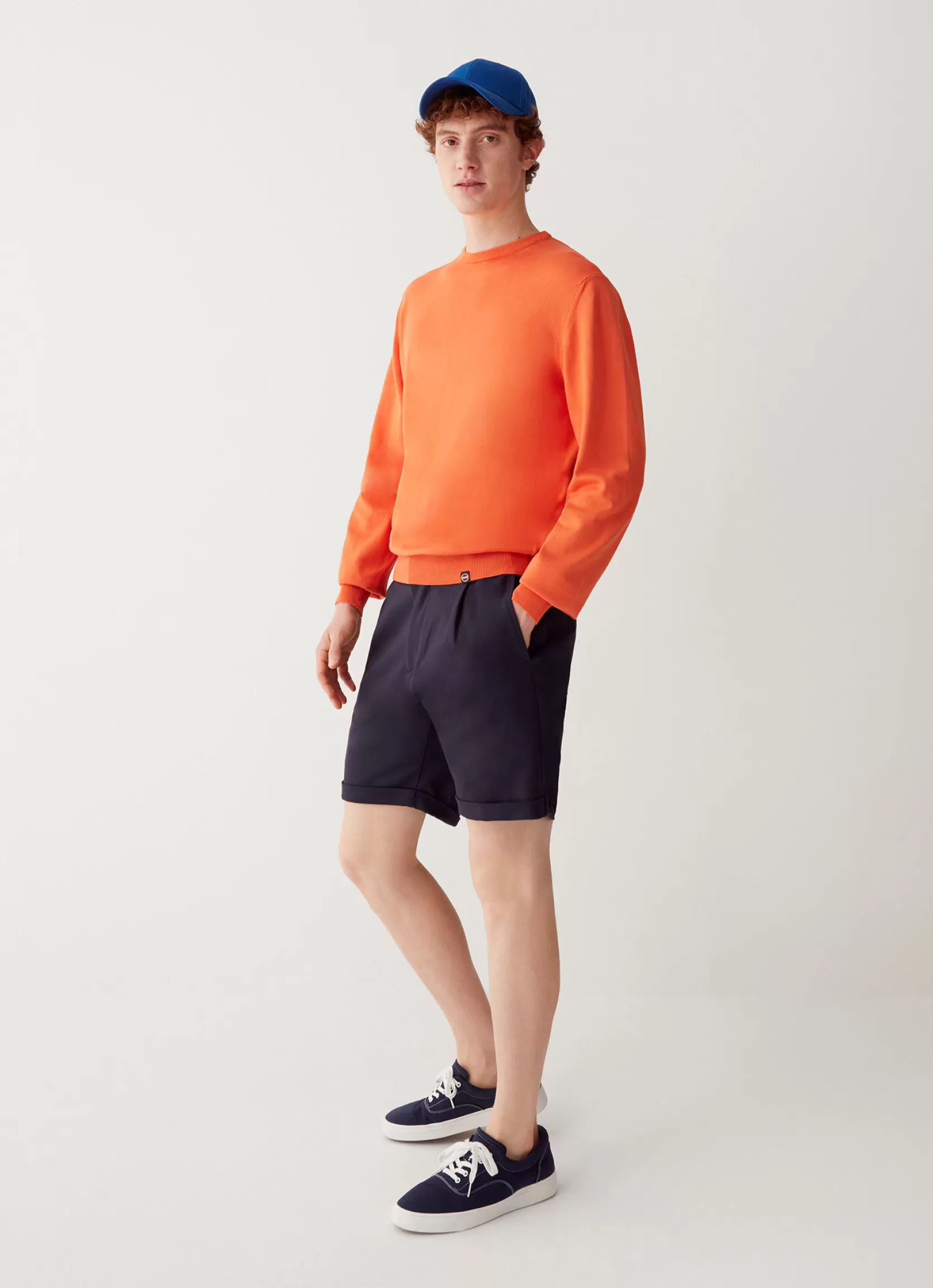 Colmar Chino style Bermuda shorts with turn-up at the hem | man Outlet