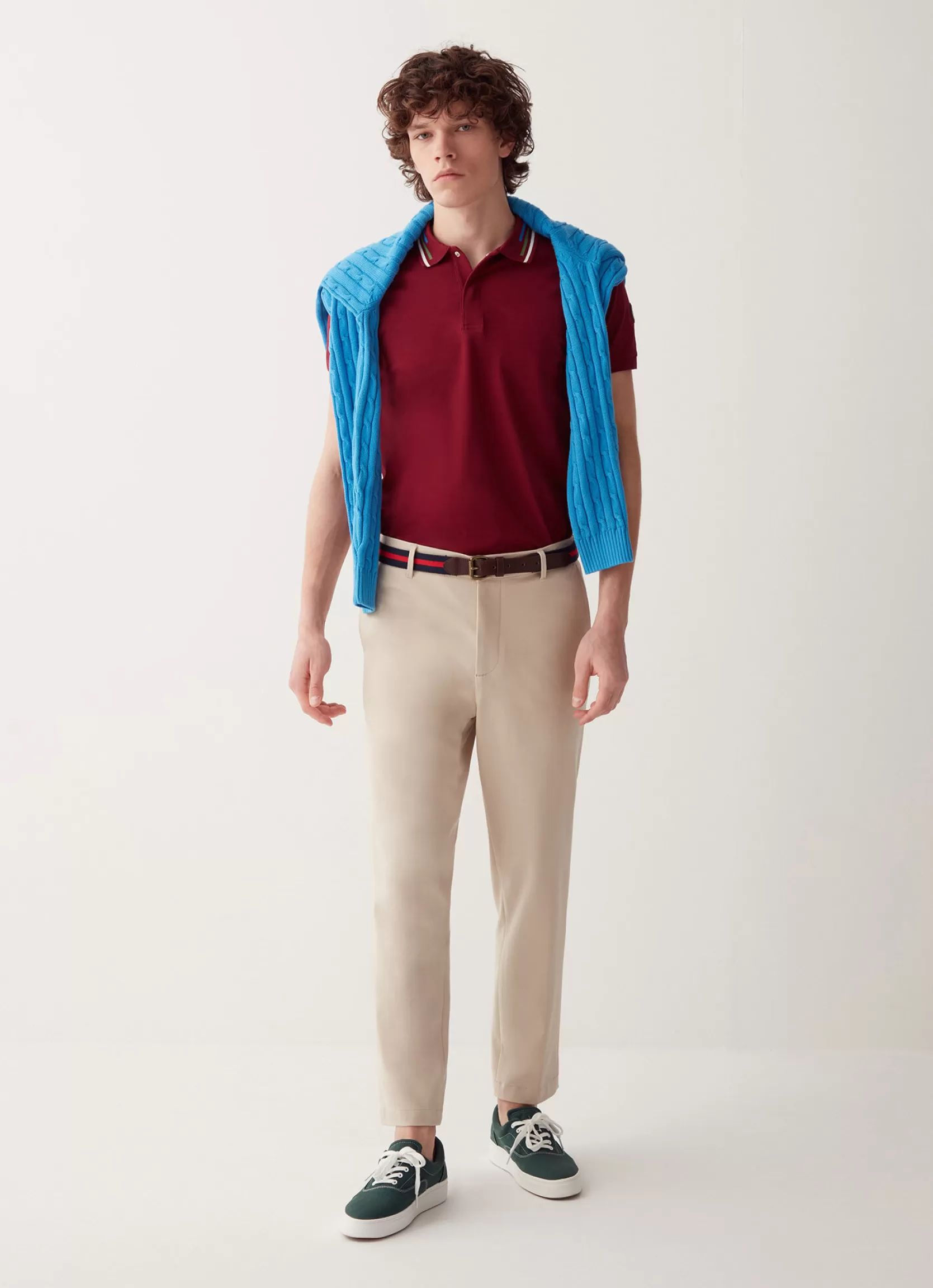 Colmar Chino-cut trousers with elasticated waistband | man Outlet