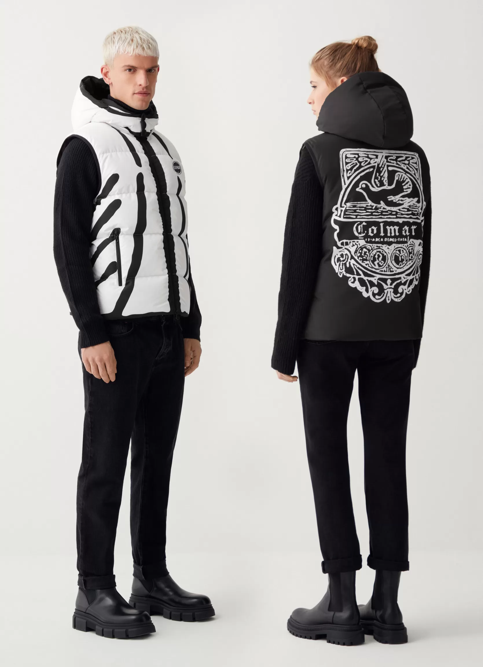Colmar 100 unisex gilet by Joshua Vides | man Anniversary Capsule | Colmar 100