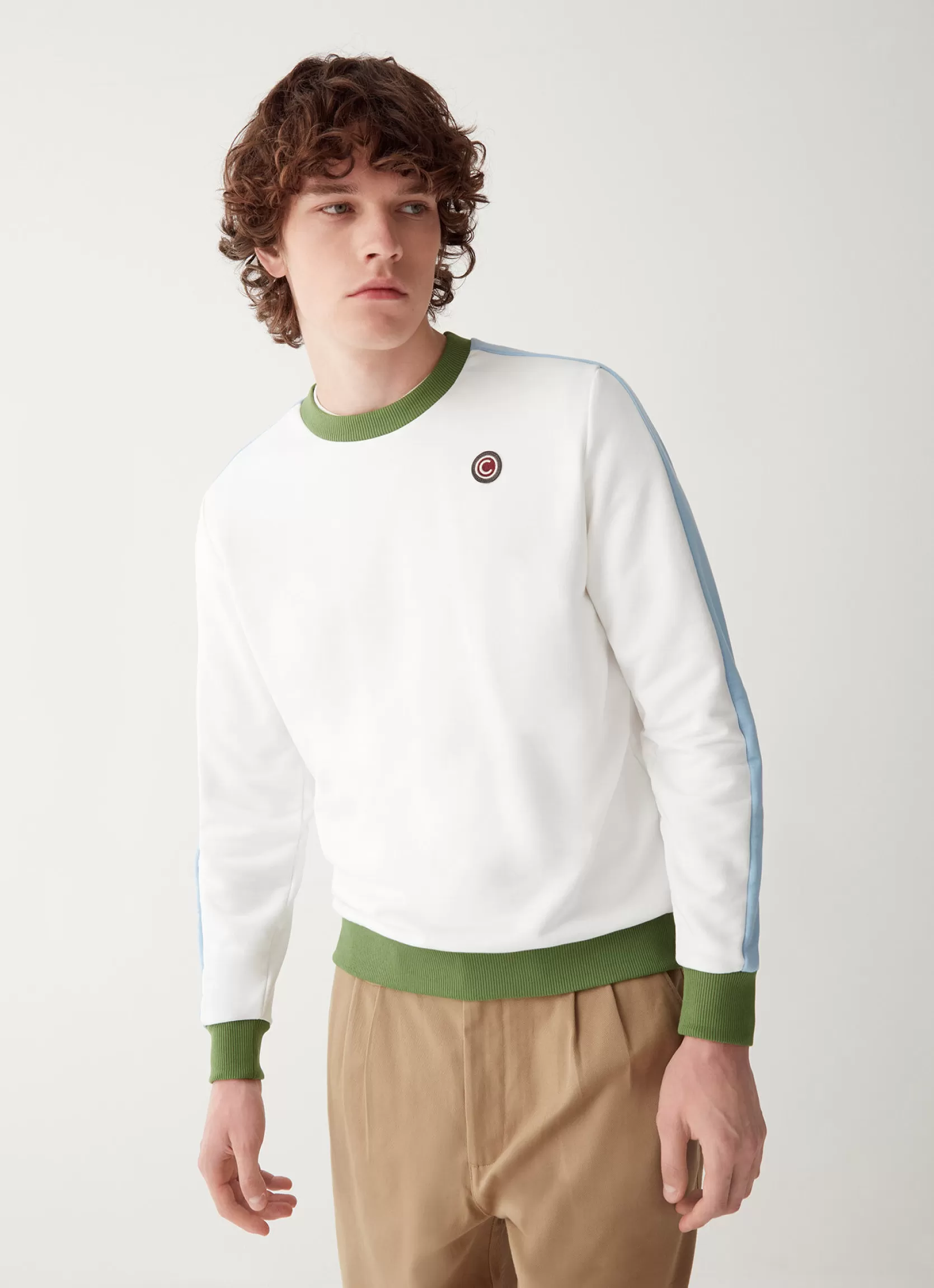 Colmar Color block round neck sweatshirt | man Outlet