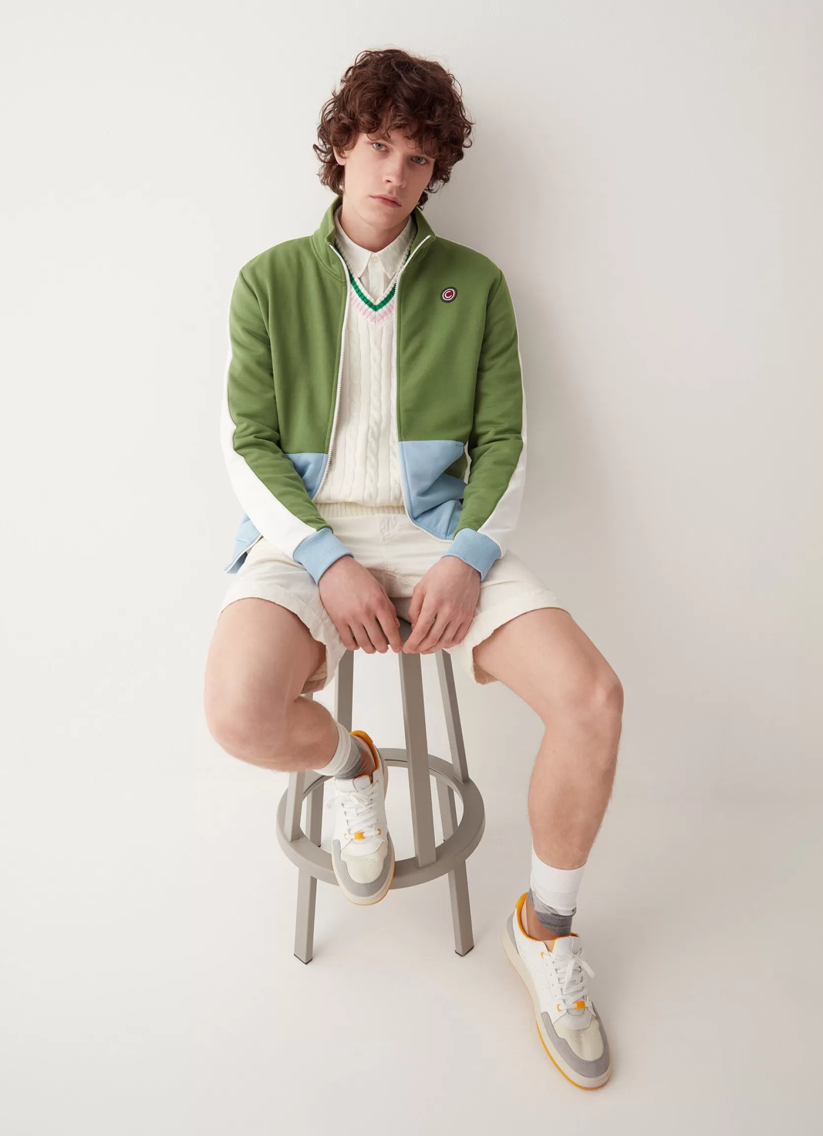 Colmar Colour block full zip sweatshirt | man Outlet