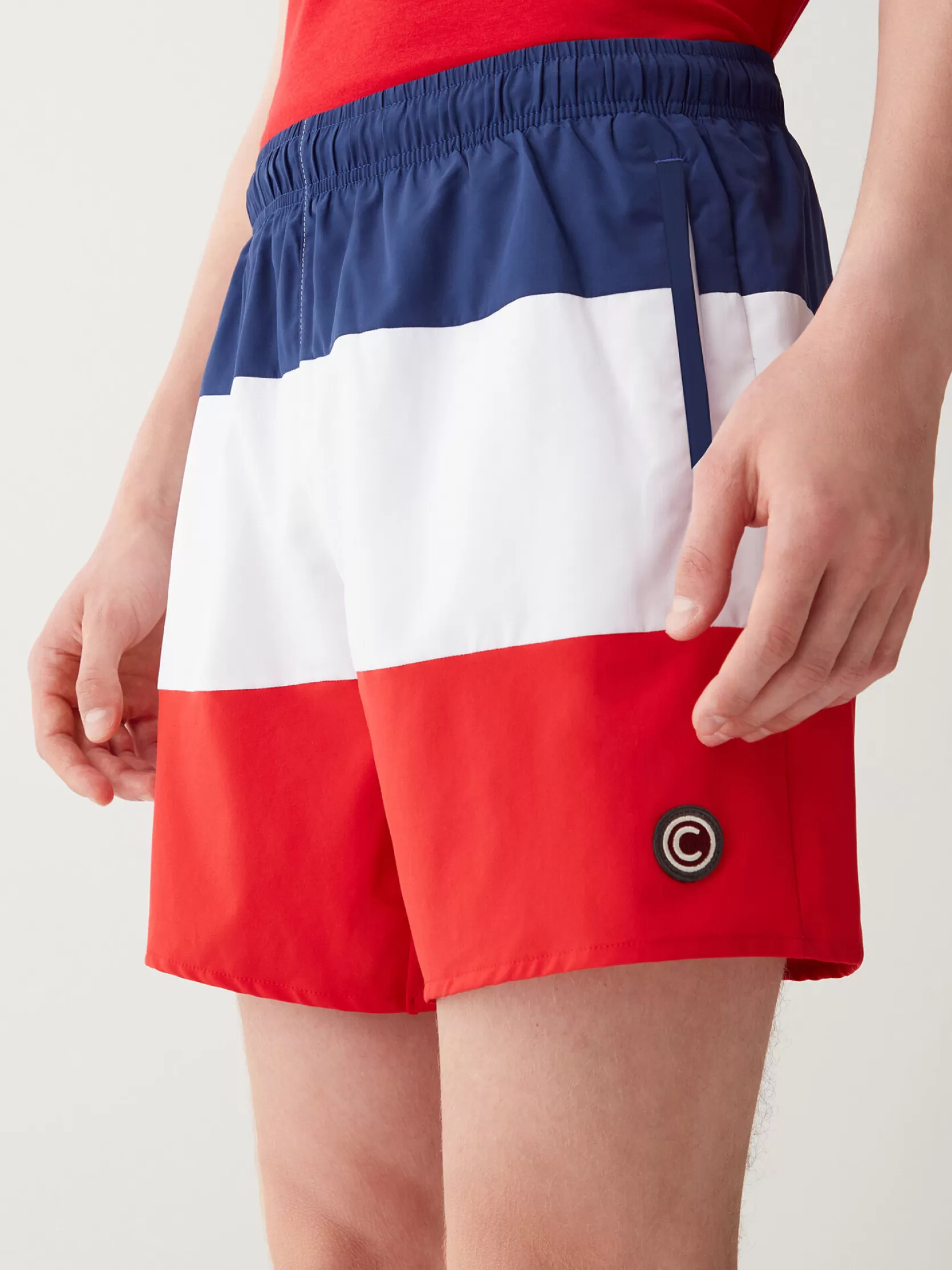 Colmar Colour block swimsuit with elasticated waist | man Outlet