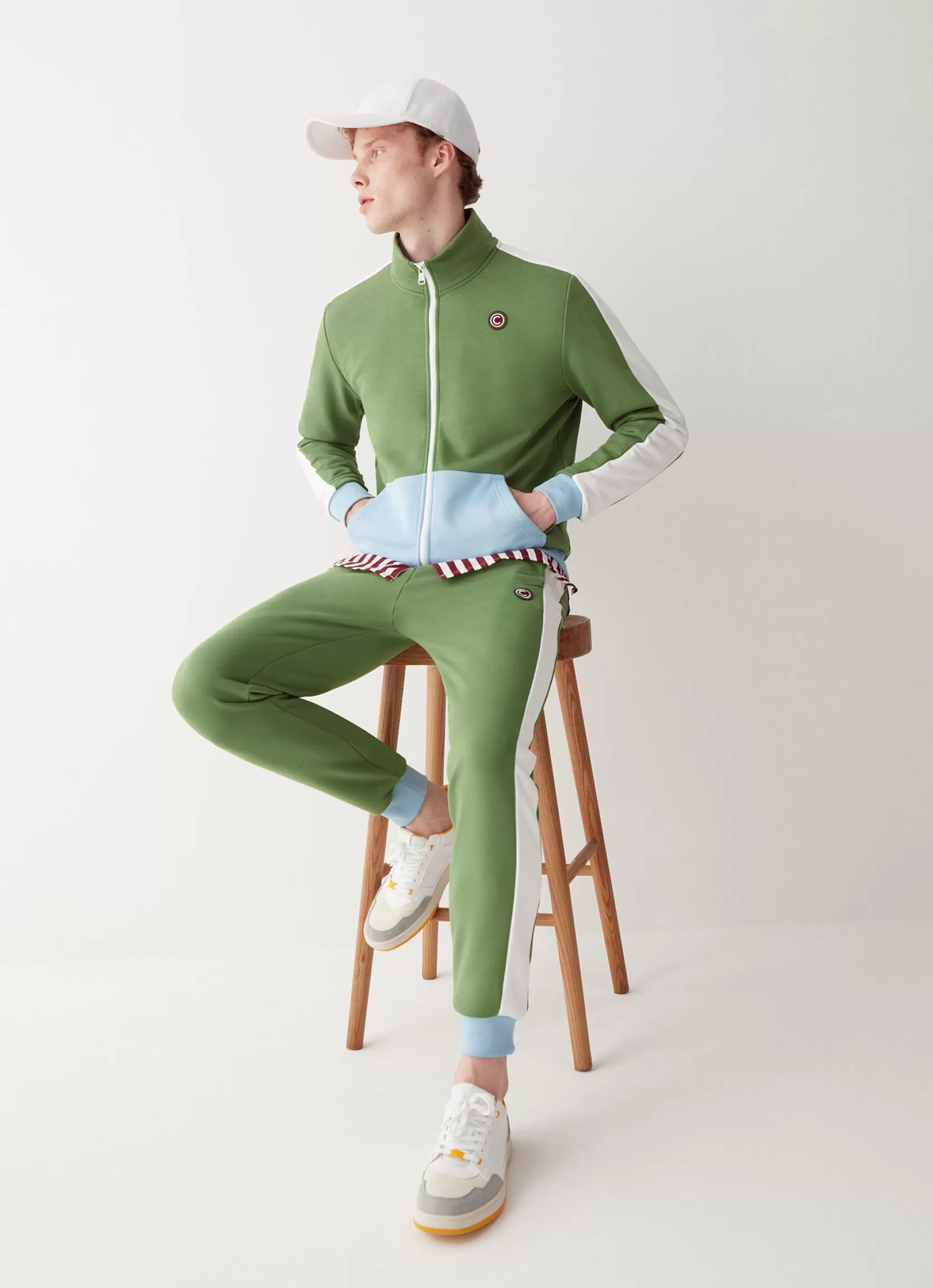 Colmar Colour block trousers with embroidered logo | man Outlet