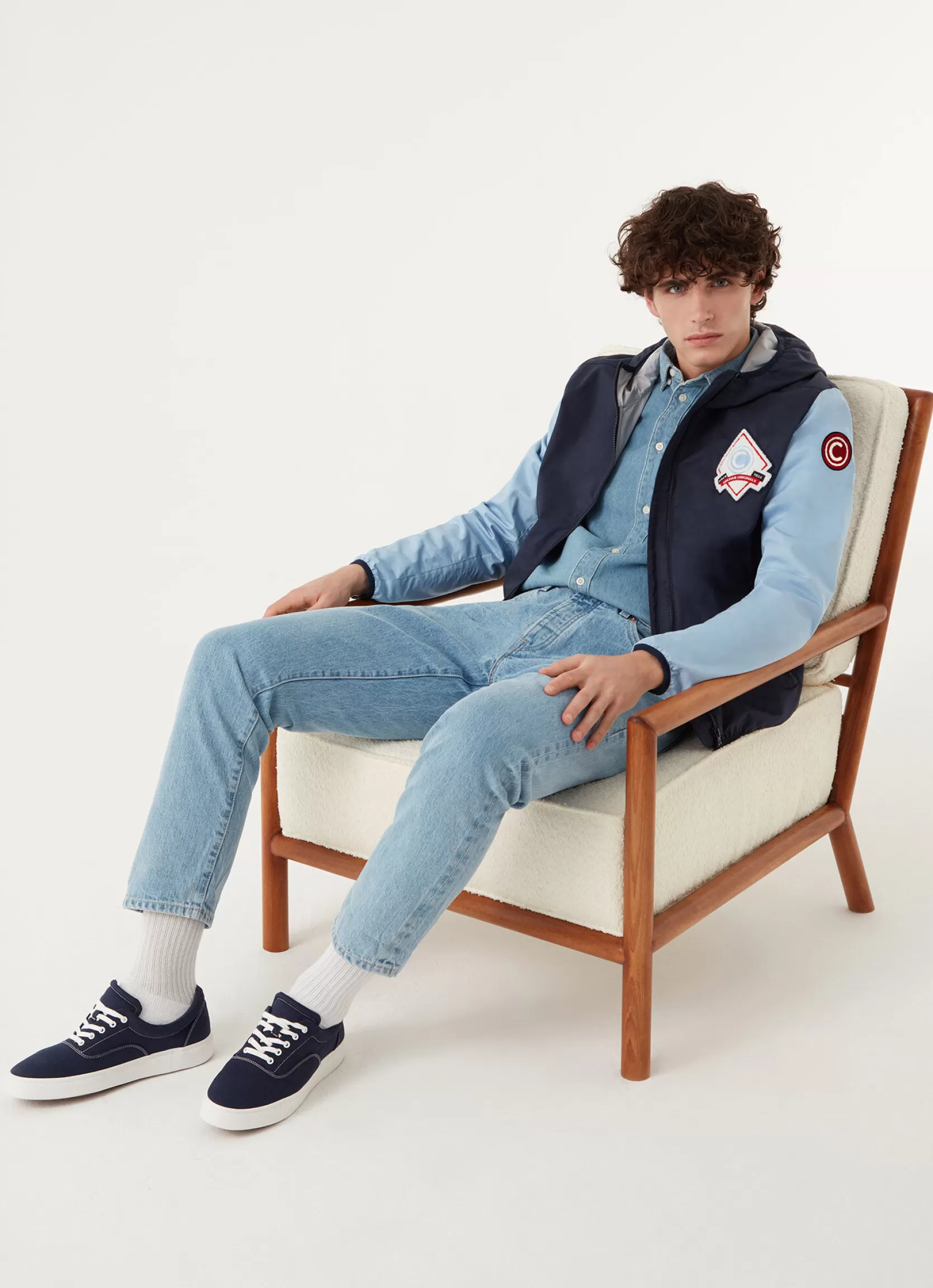 Colmar Colour block Varsity cotton jacket | man Outlet