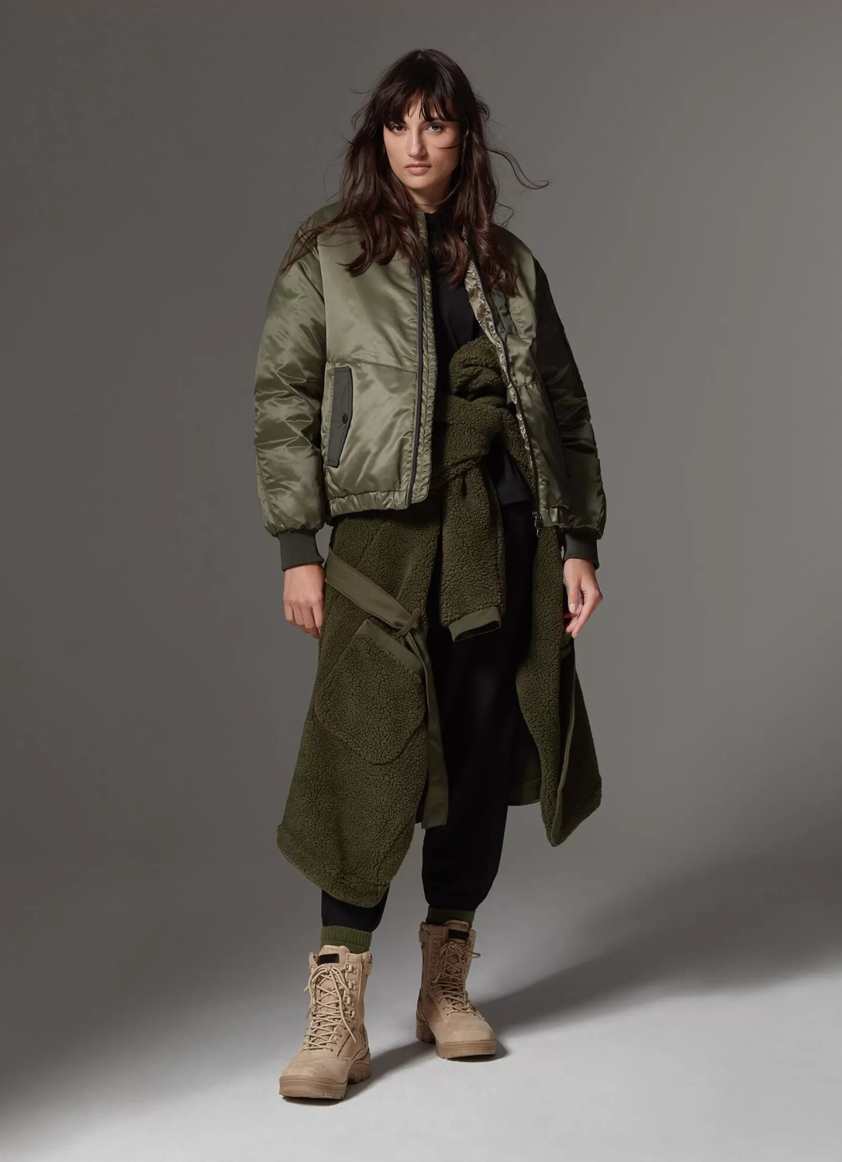 Colmar Colourblock jacket with adjustable hem | woman Colmar Revolution | Winter Down Jackets