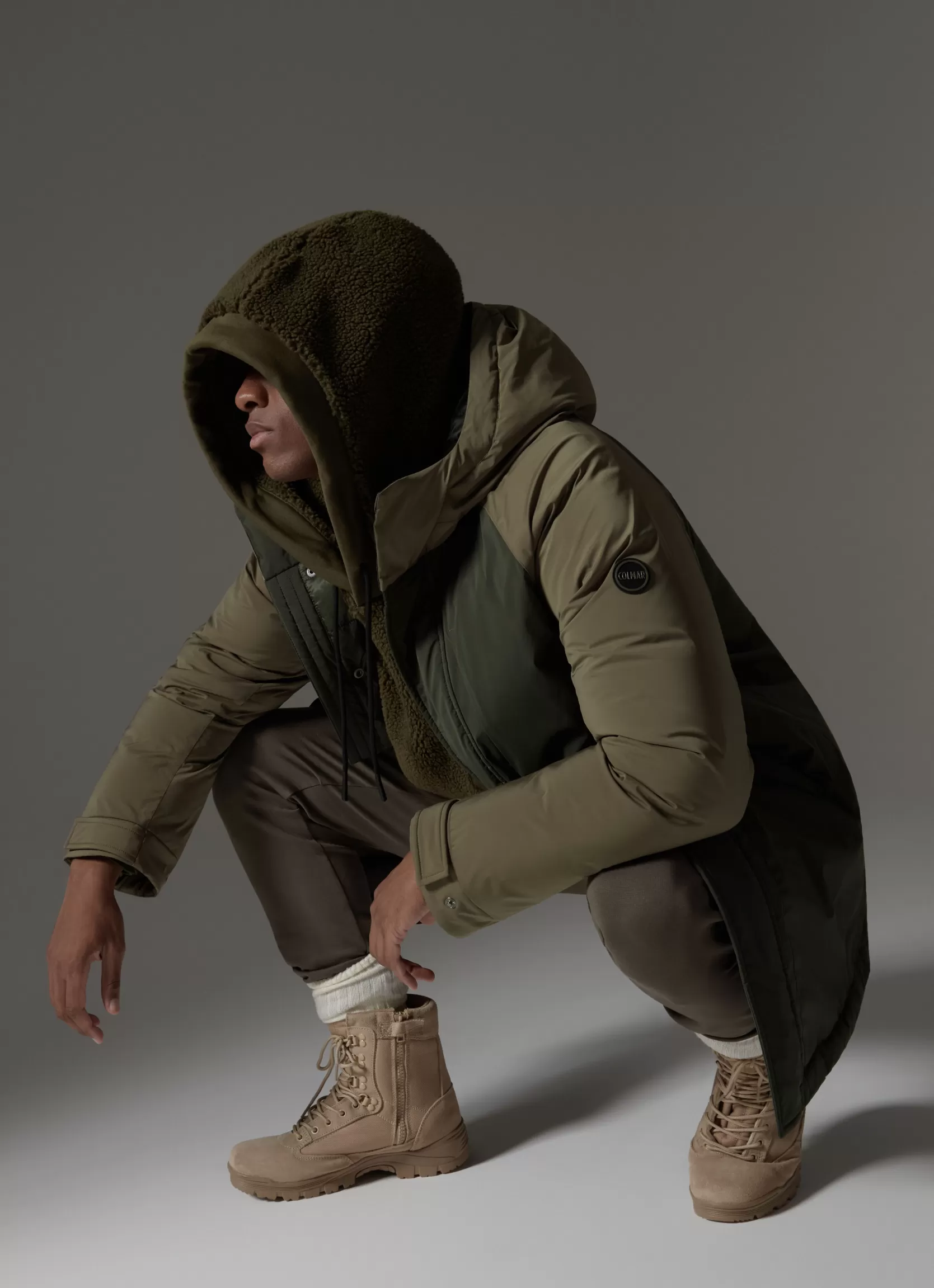Colmar Colourblock parka in 3-layer fabric | man Colmar Revolution | Winter Down Jackets