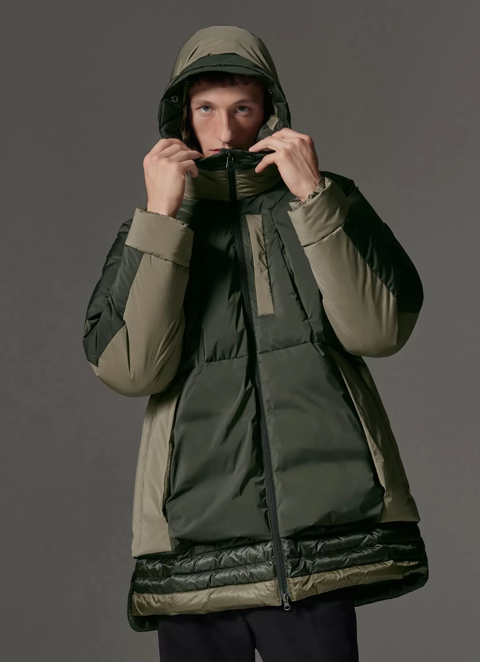 Colmar Colourblock parka in 3-layer fabric | man Colmar Revolution | Winter Down Jackets