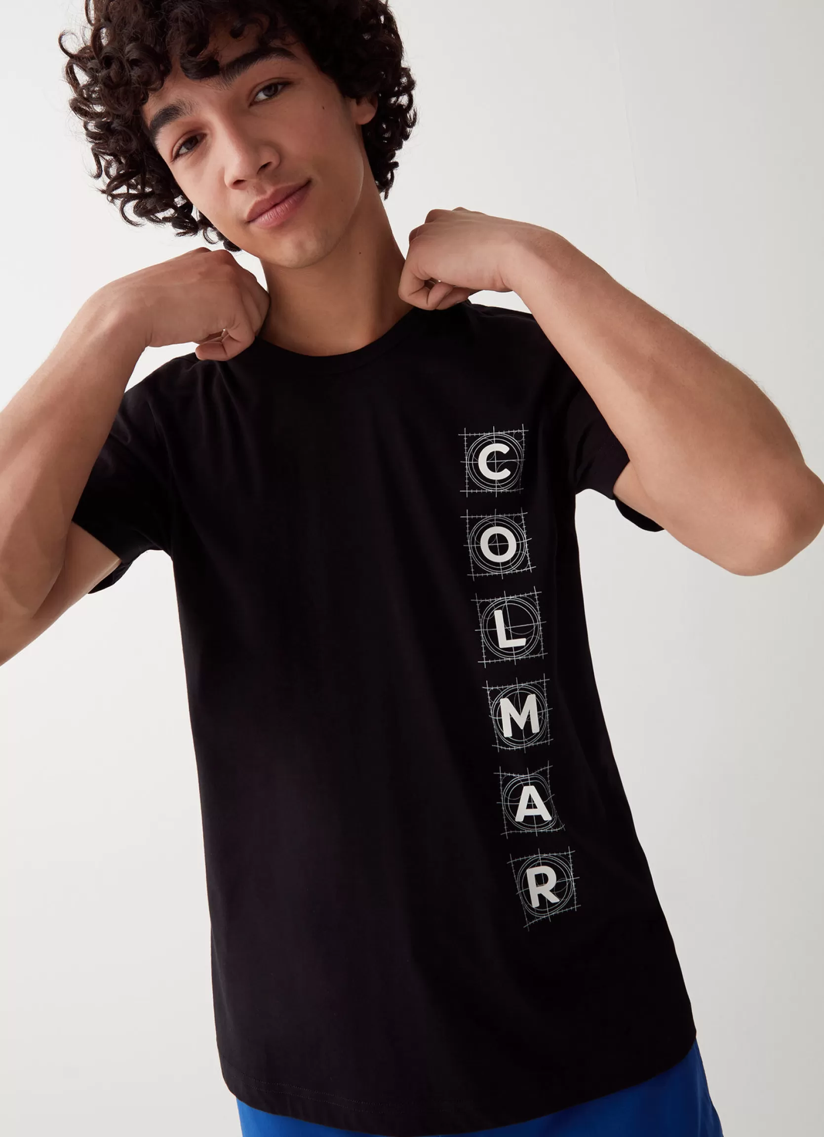 Colmar Cotton T-shirt with embossed logo | man Outlet