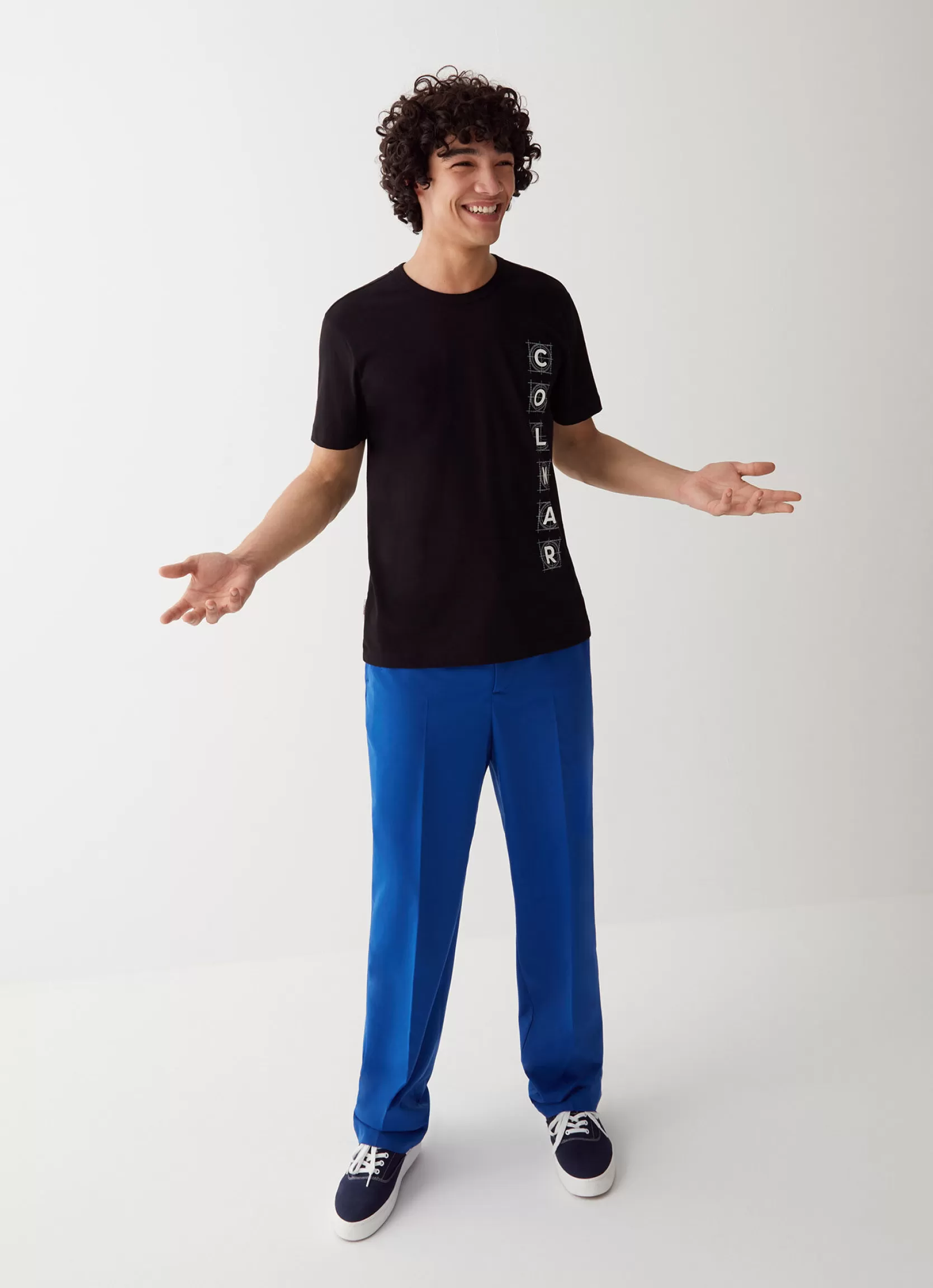 Colmar Cotton T-shirt with embossed logo | man Outlet