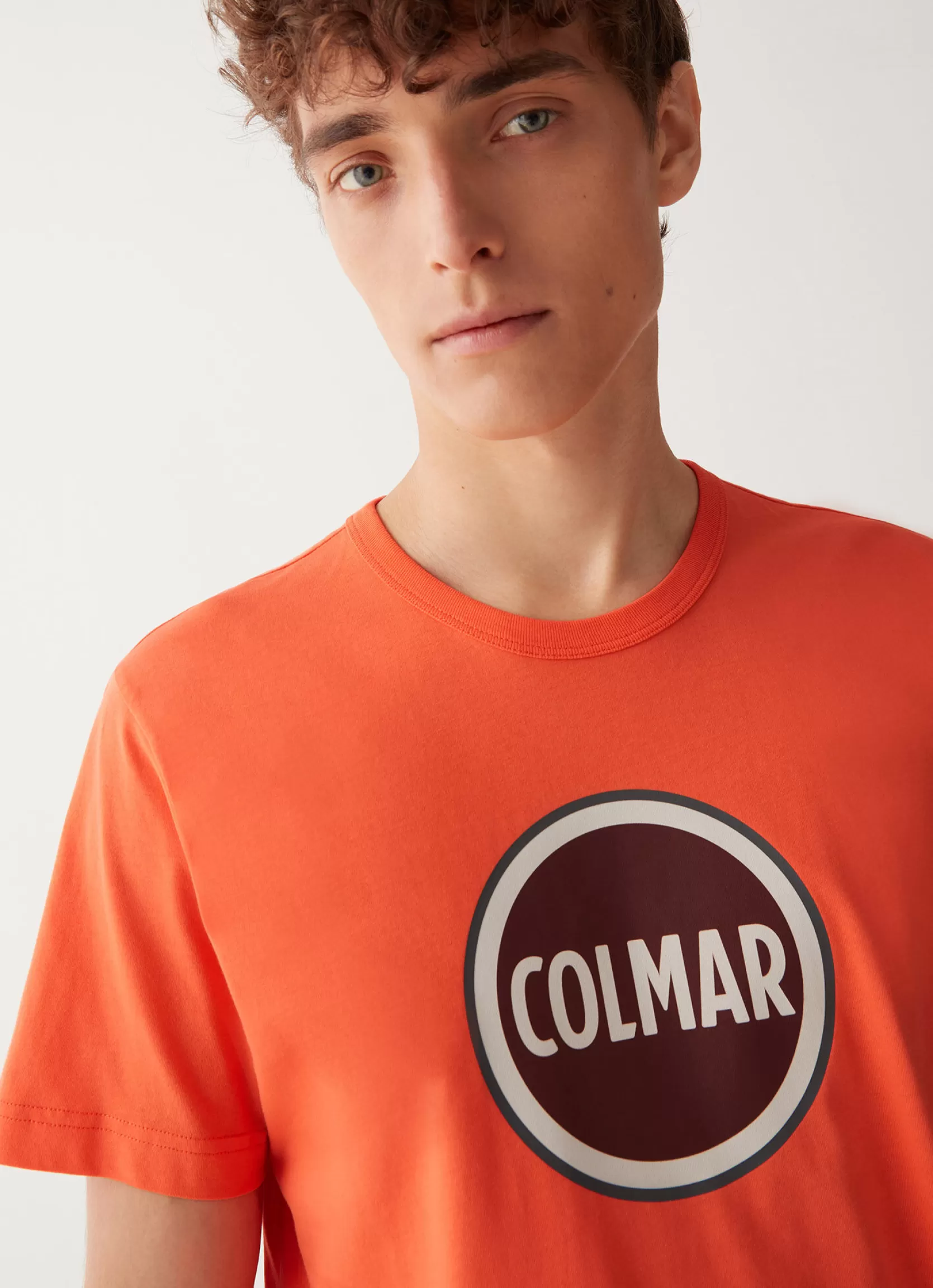 Colmar Cotton T-shirt with maxi logo | man Outlet