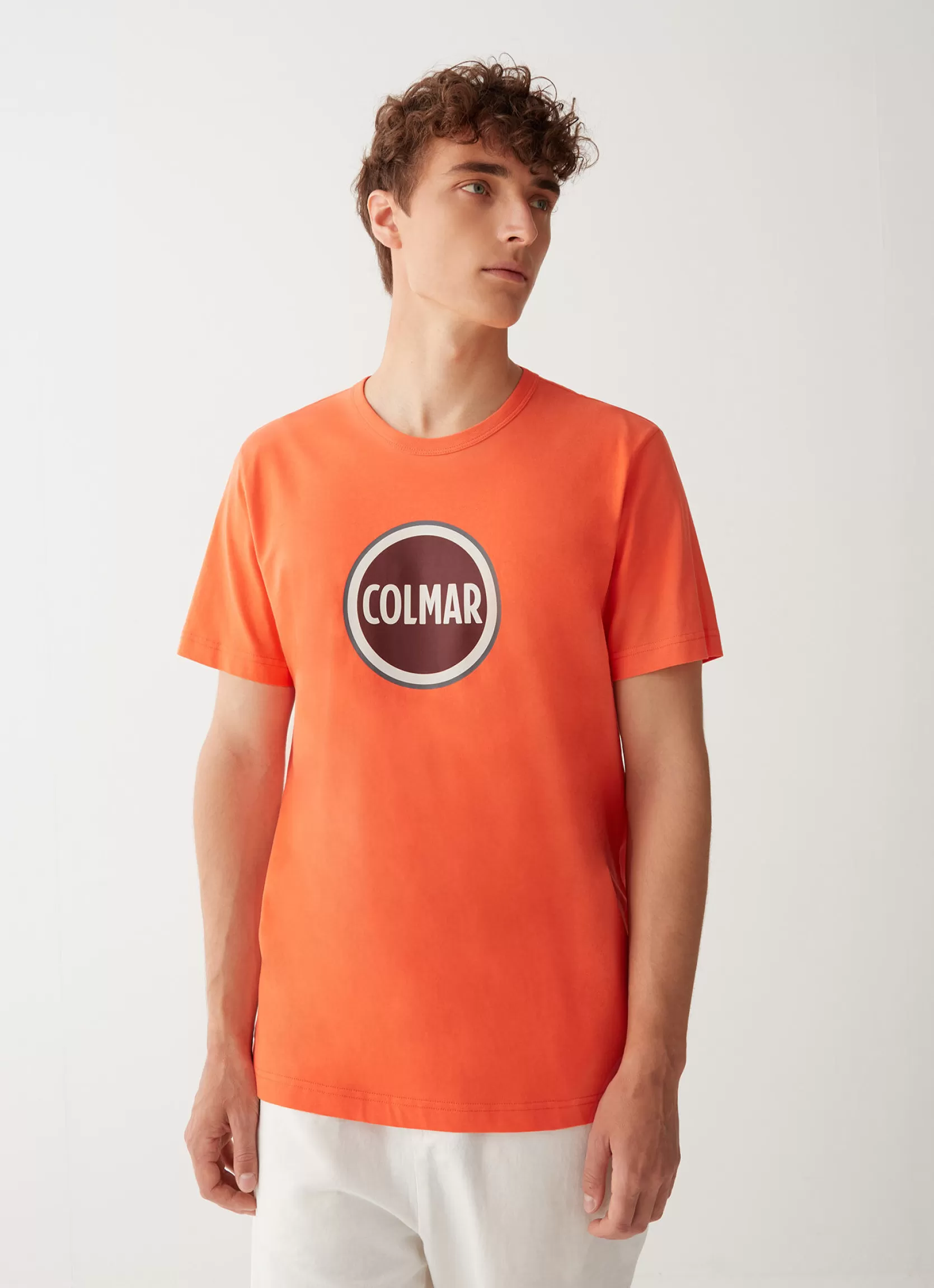 Colmar Cotton T-shirt with maxi logo | man Outlet