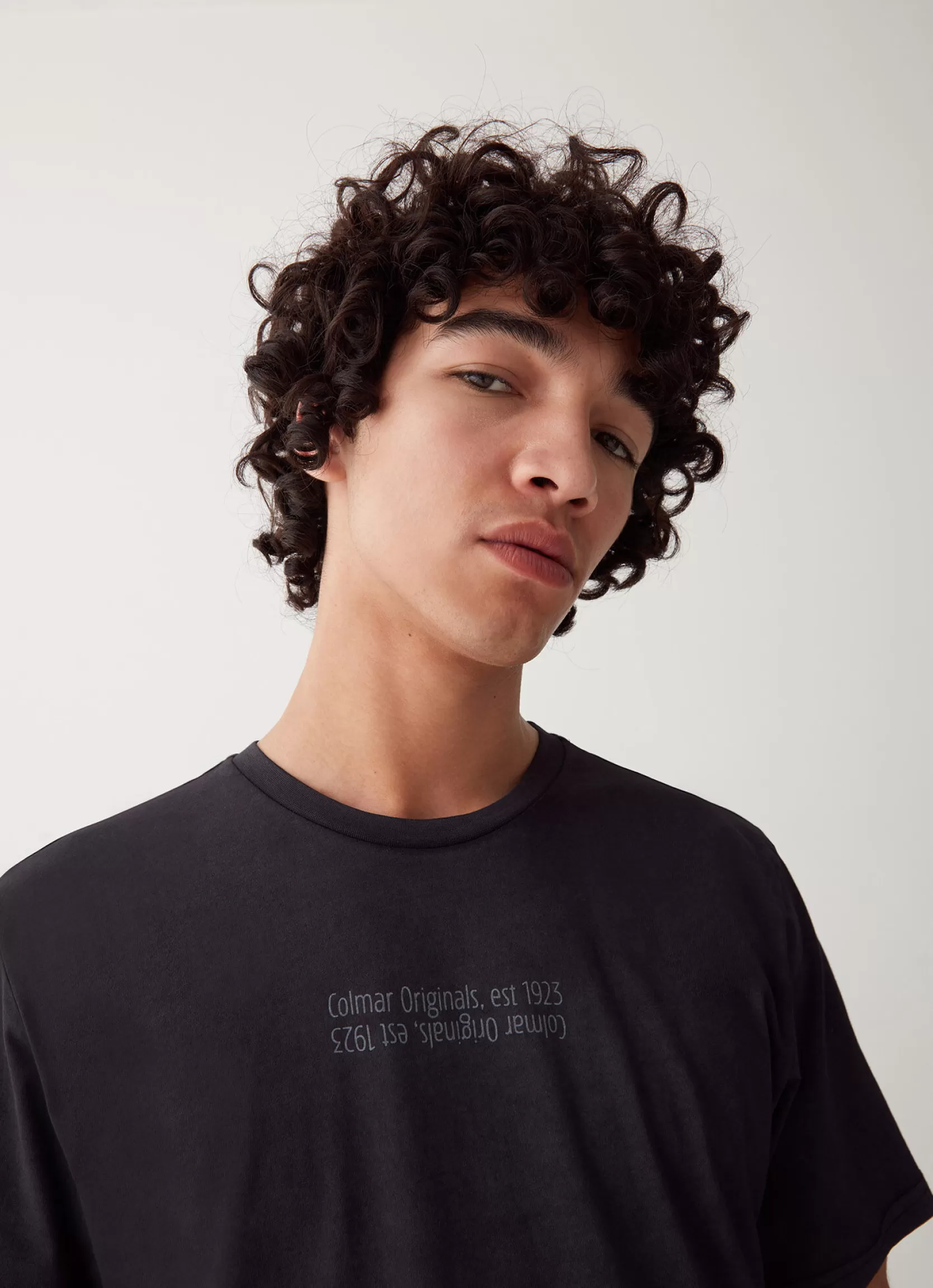 Colmar Cotton T-shirt with overdyed print | man Outlet