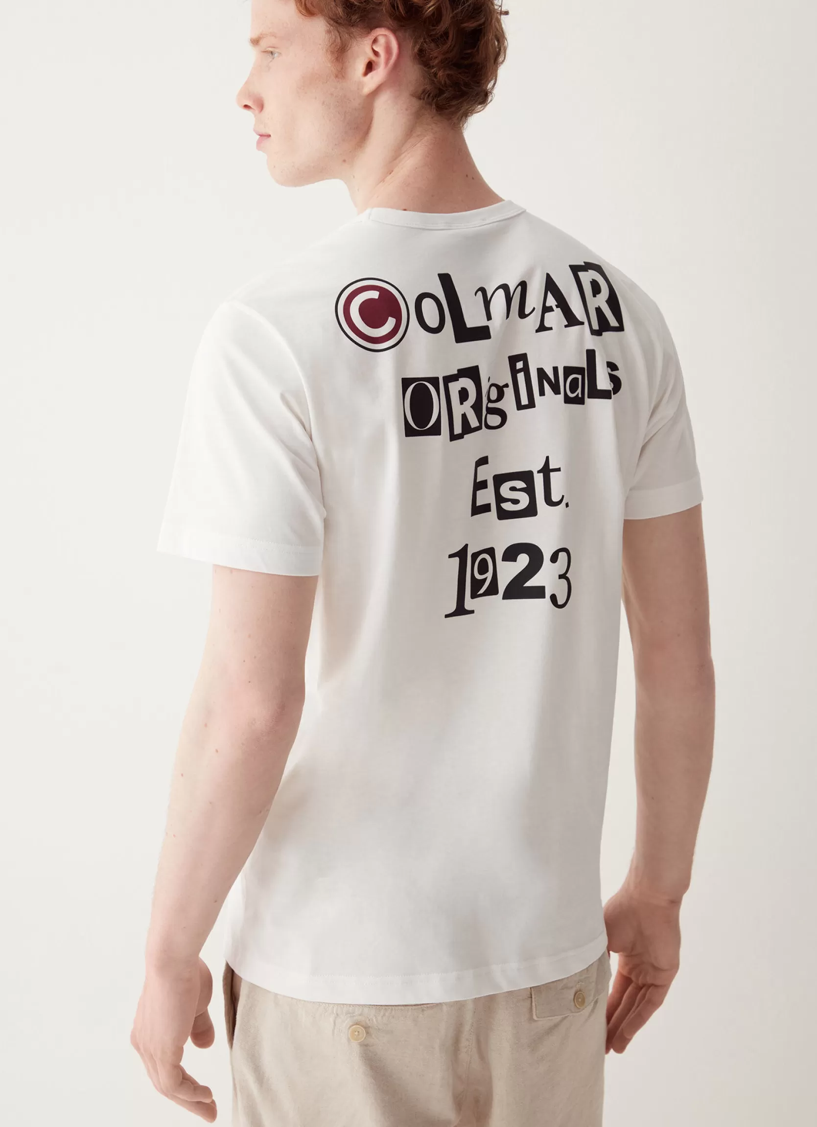 Colmar Cotton T-shirt with print on the back | man Outlet