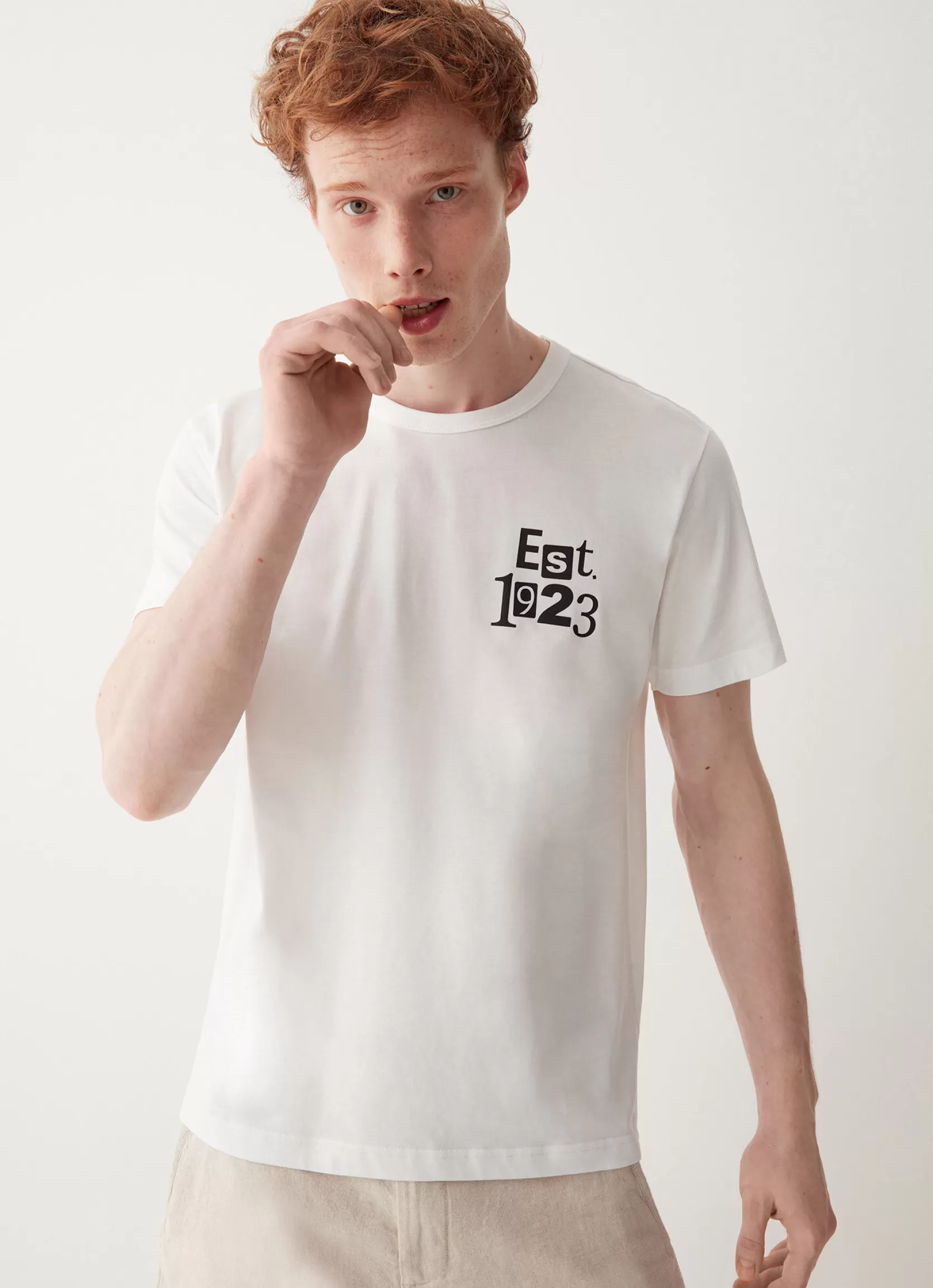 Colmar Cotton T-shirt with print on the back | man Outlet