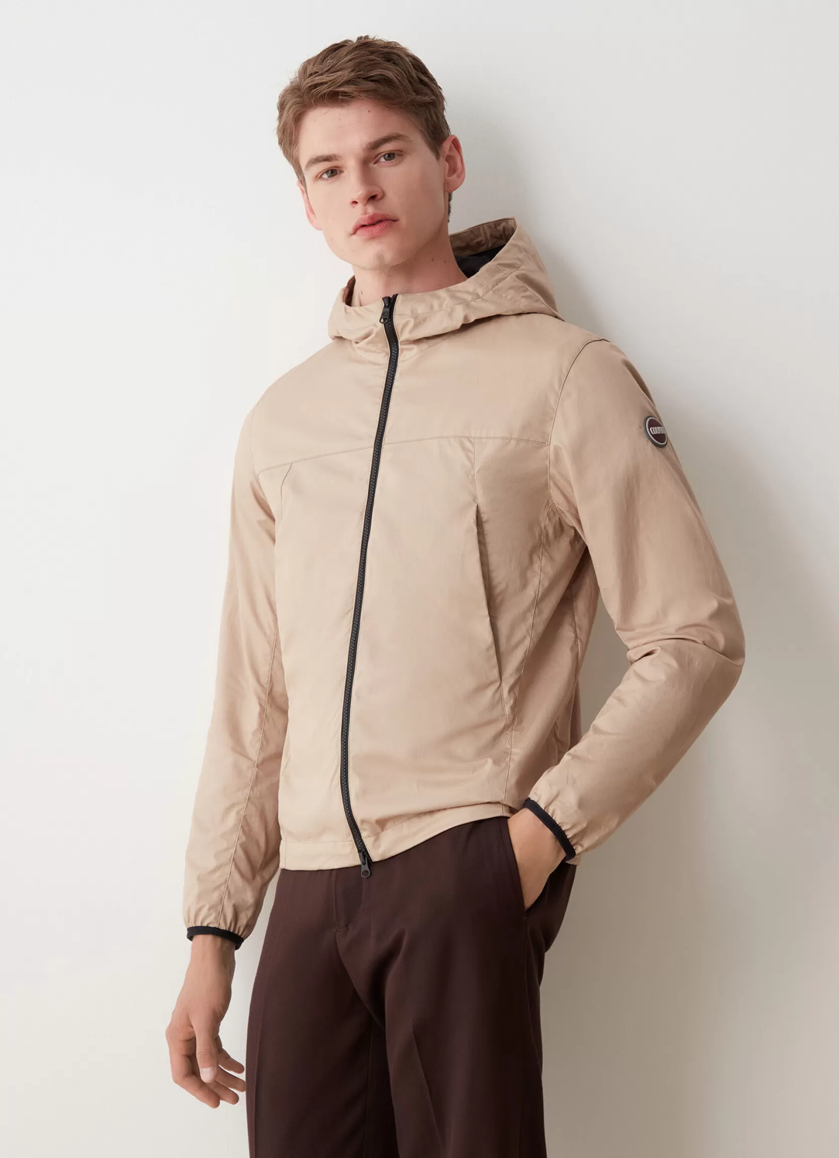 Colmar Cotton twill jacket with hood | man Lightweight Jackets