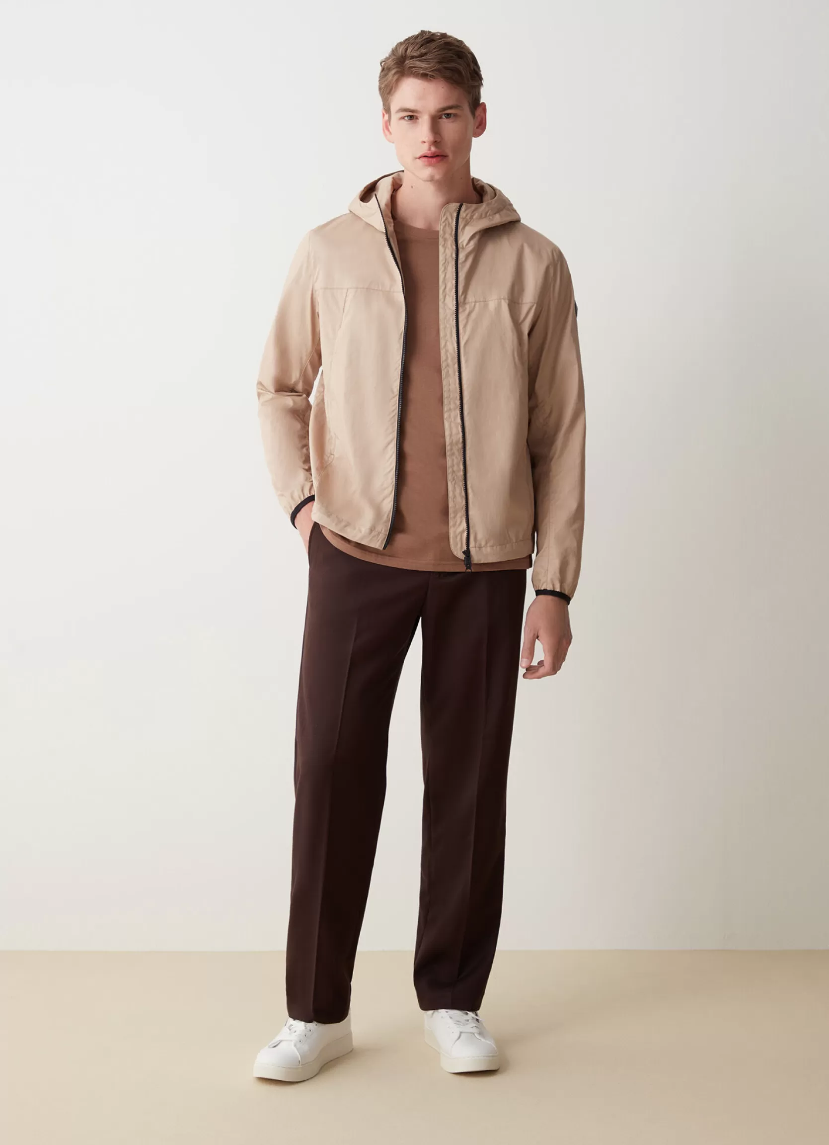 Colmar Cotton twill jacket with hood | man Lightweight Jackets