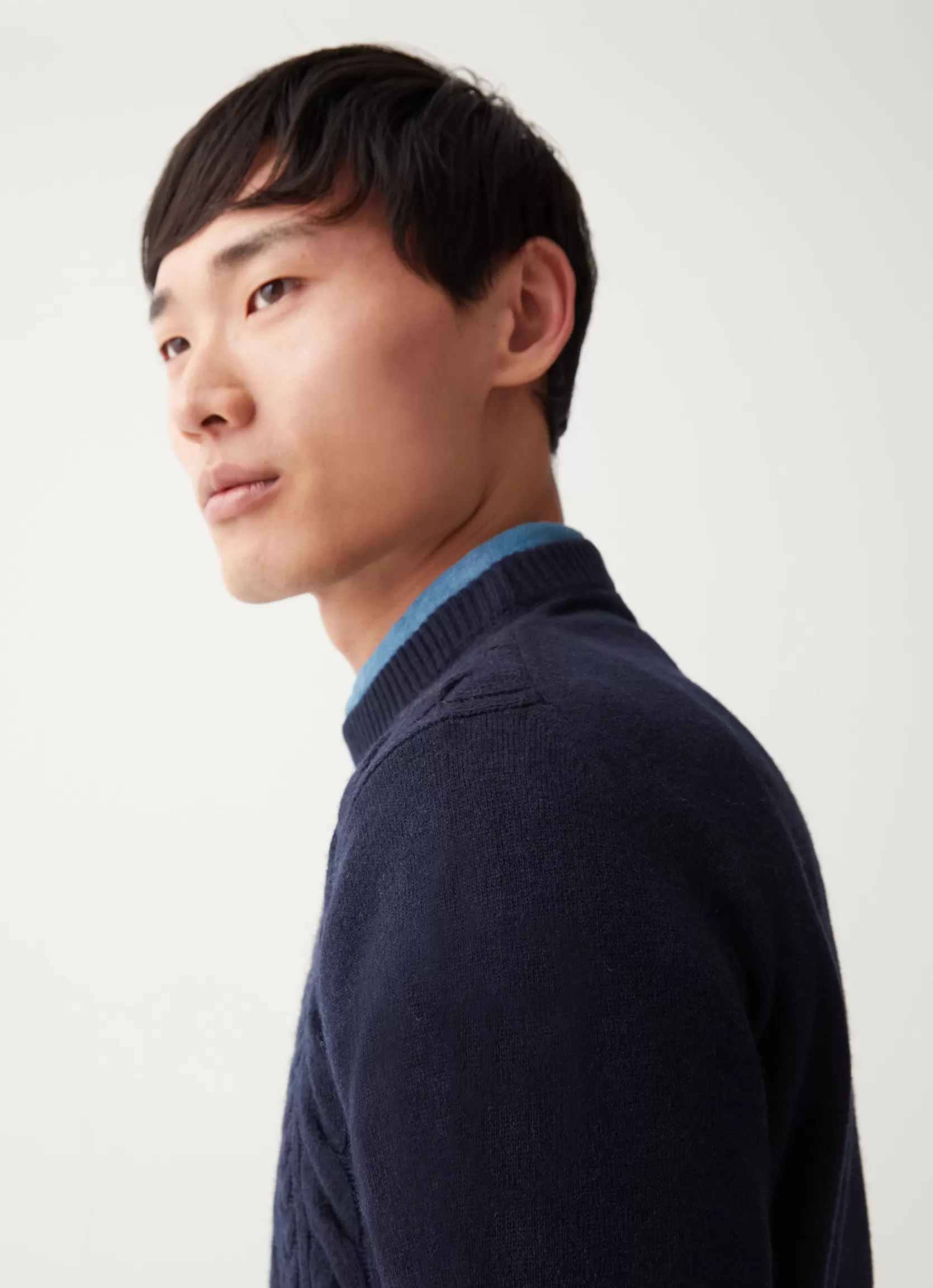 Colmar Crew-neck cable-knit pullover | man Pullovers