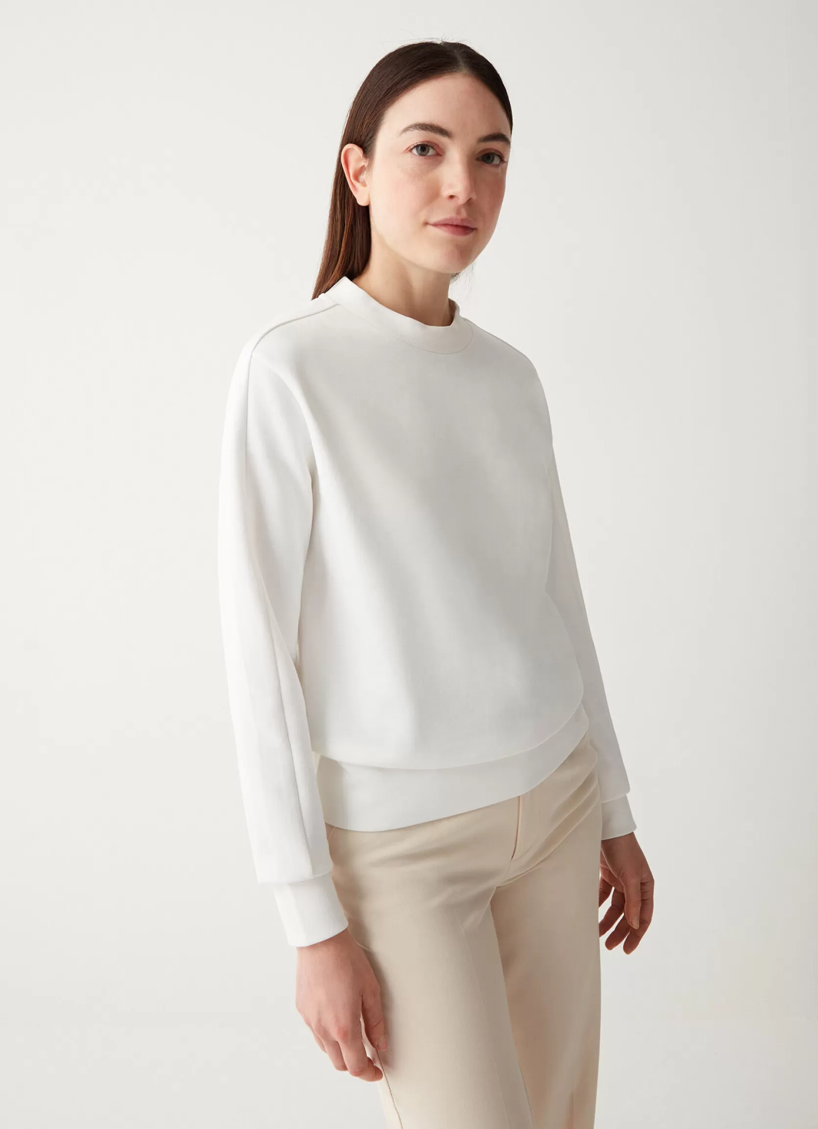 Colmar Crew-neck sweatshirt with glitter logo | woman Sweatshirts