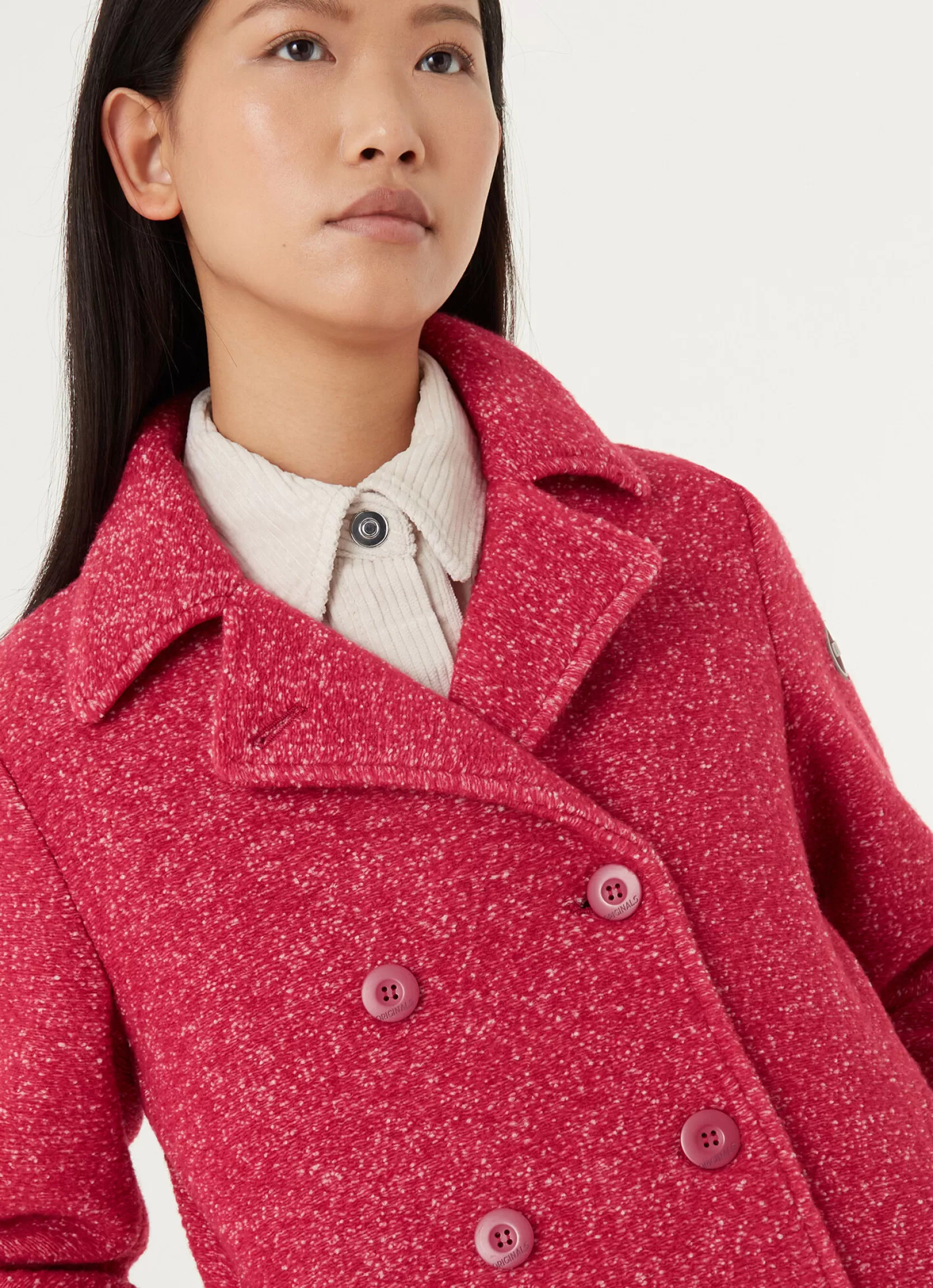 Colmar Double-breasted jacket in woolen cloth | woman Outlet