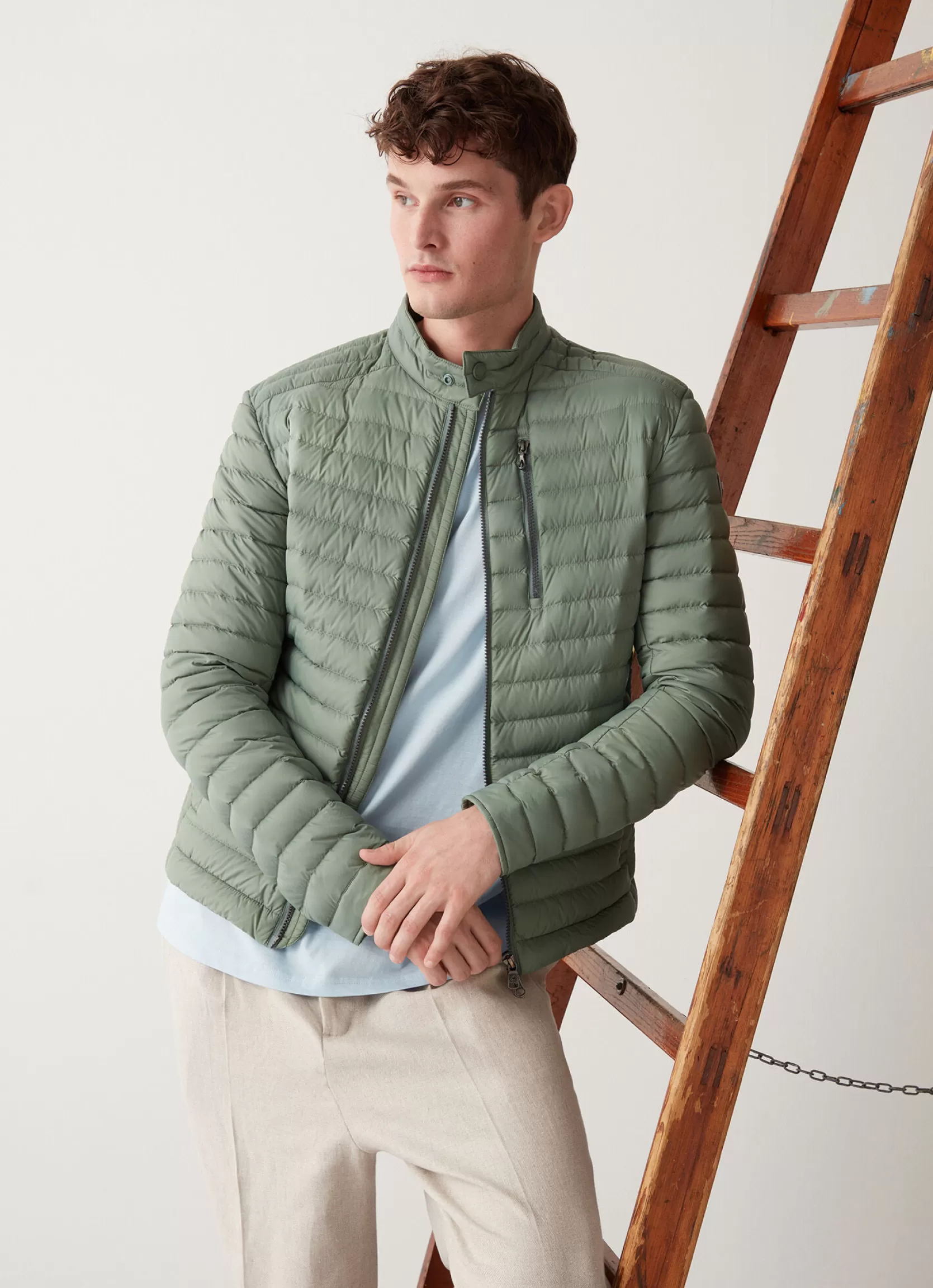 Colmar Down biker jacket | man Lightweight Down Jackets