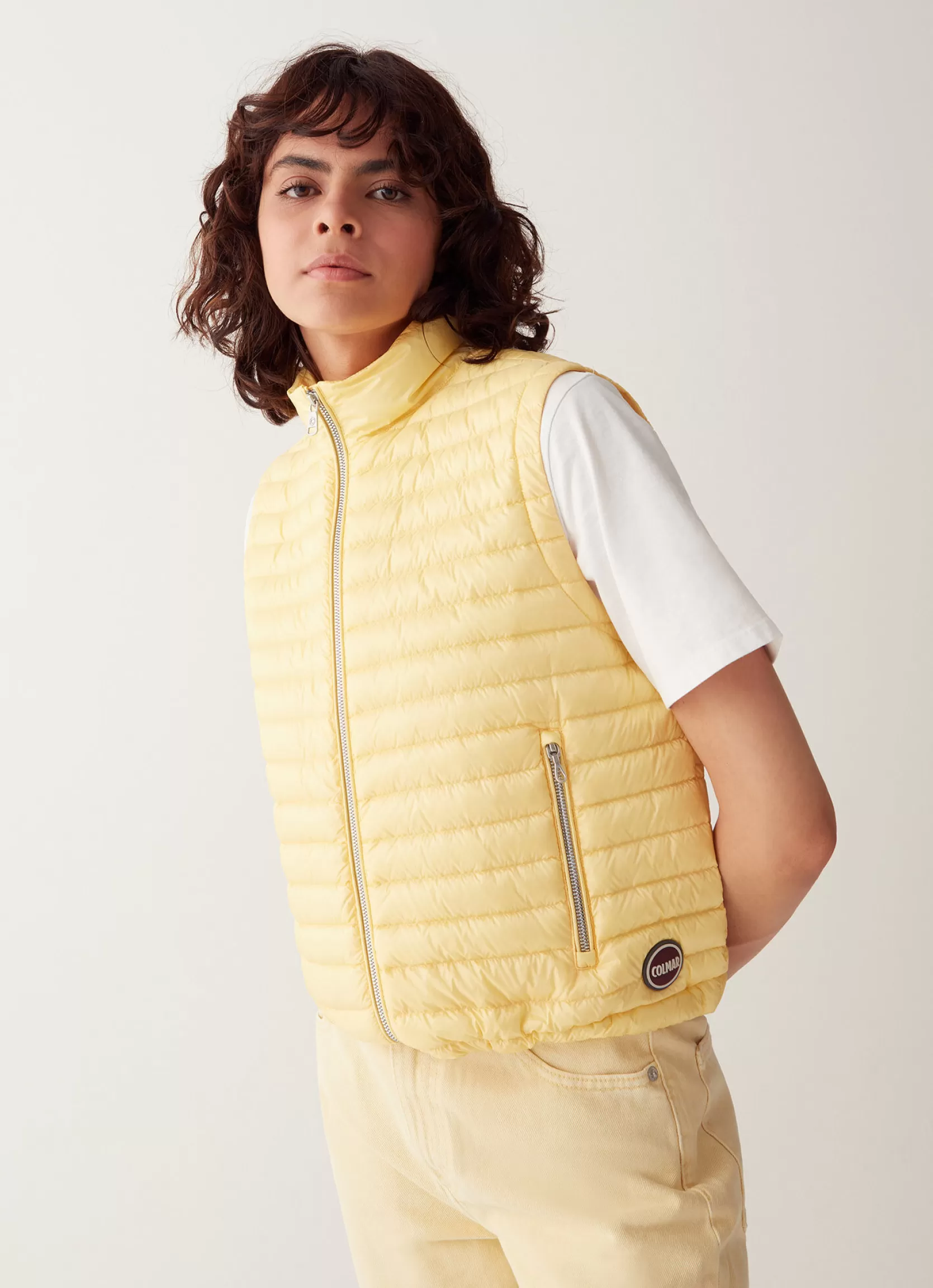 Colmar Down gilet with drawstring at the bottom | woman Outlet