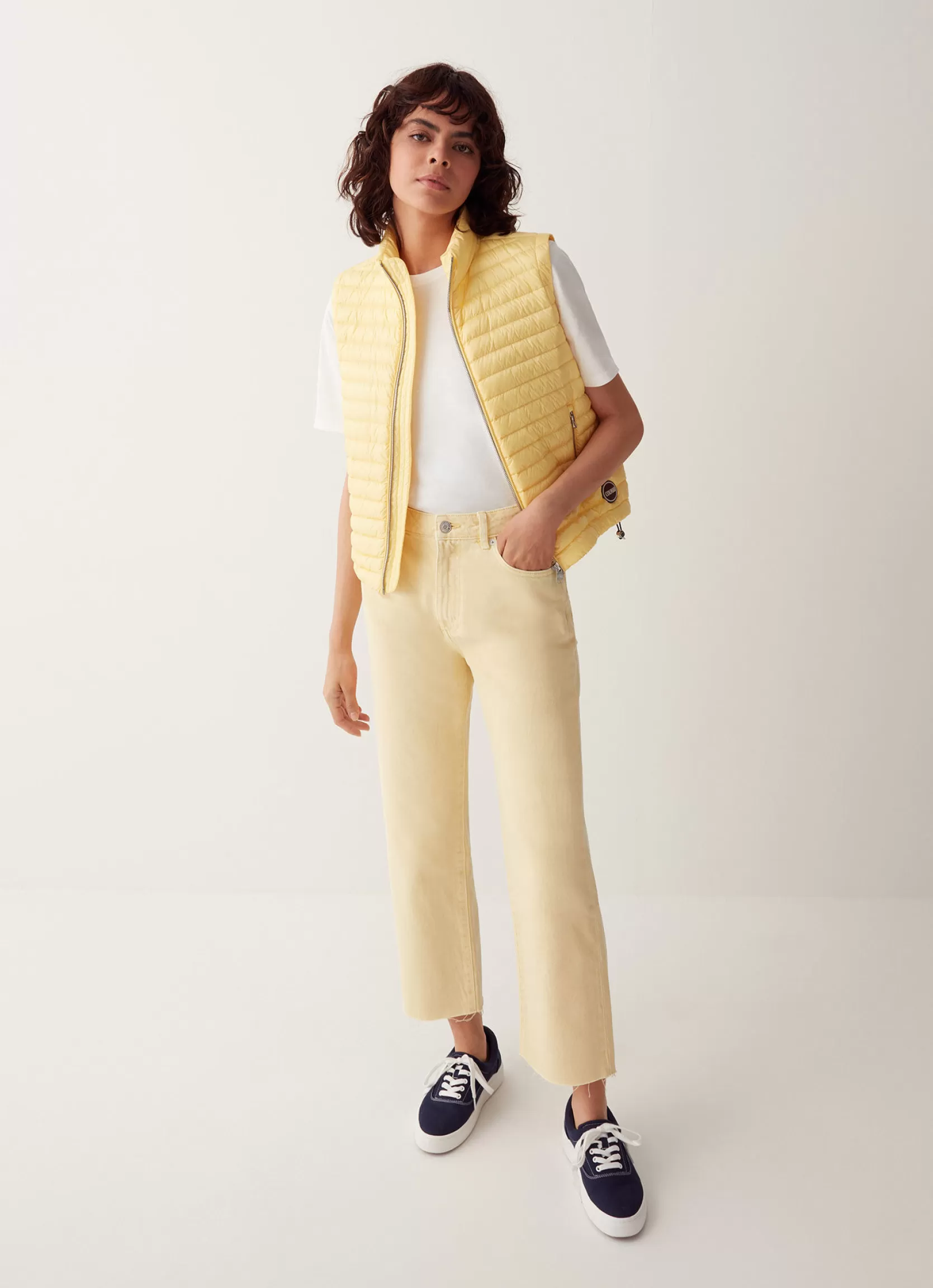 Colmar Down gilet with drawstring at the bottom | woman Outlet