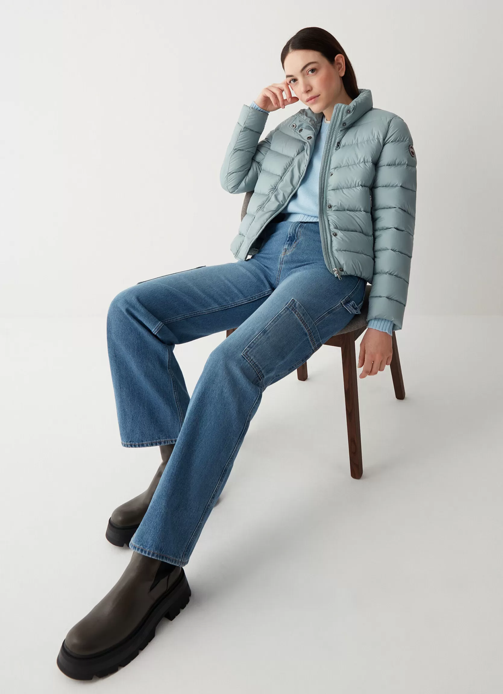 Colmar Down jacket in opaque fabric | woman Lightweight Down Jackets