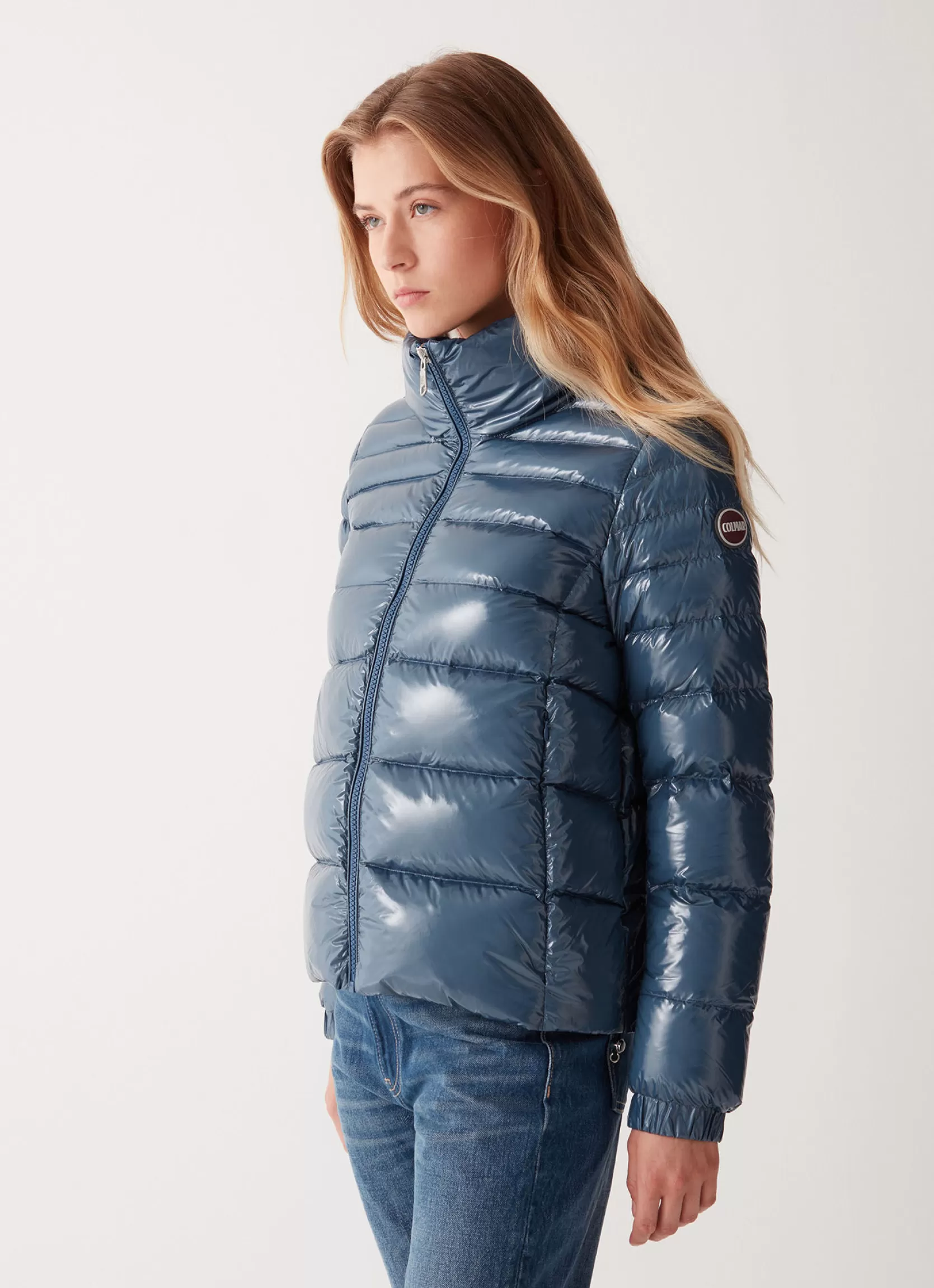 Colmar Down jacket with high collar and elasticated cuffs | woman Winter Down Jackets