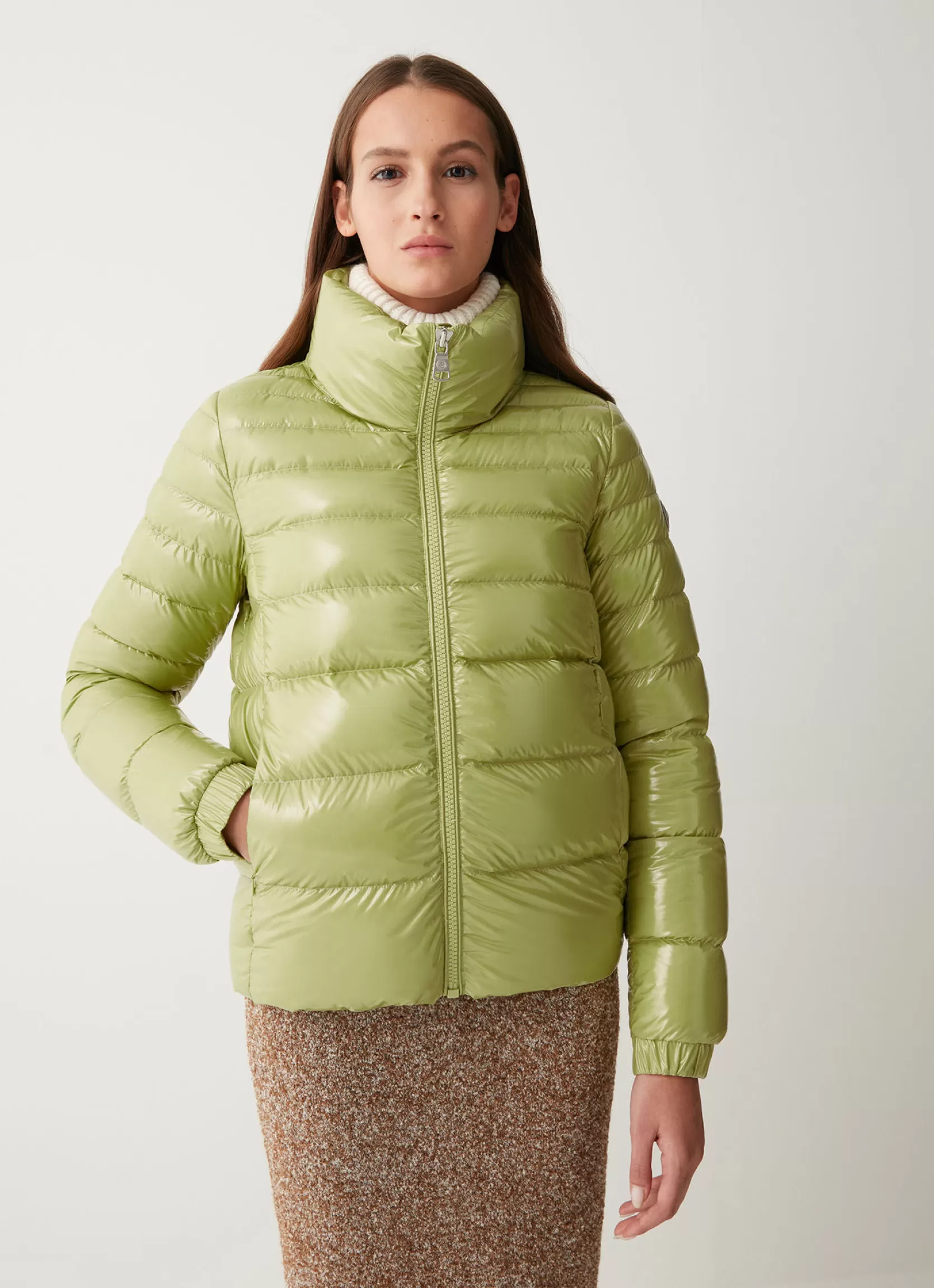 Colmar Down jacket with high collar and elasticated cuffs | woman Winter Down Jackets