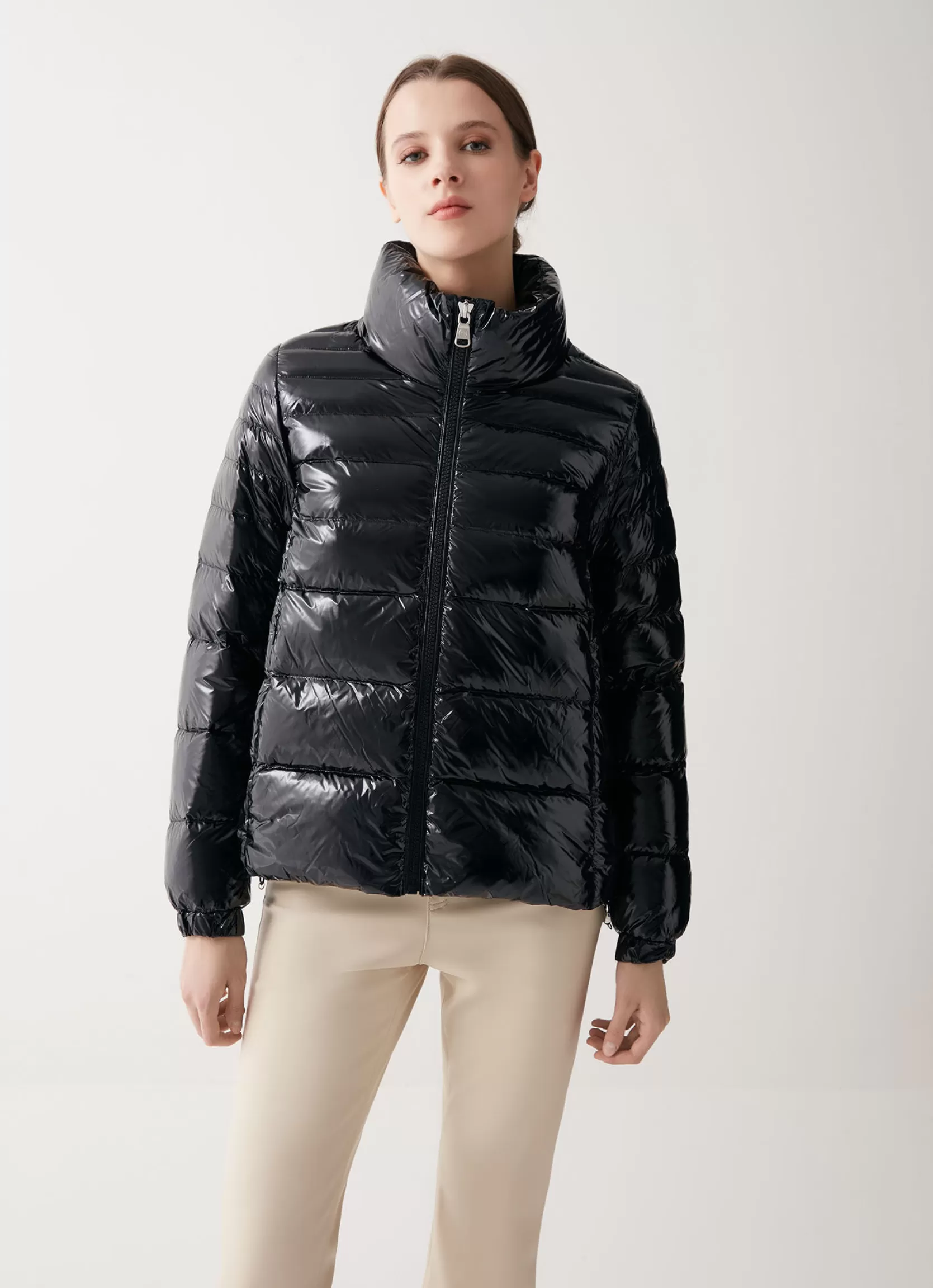 Colmar Down jacket with high collar and elasticated cuffs | woman Winter Down Jackets