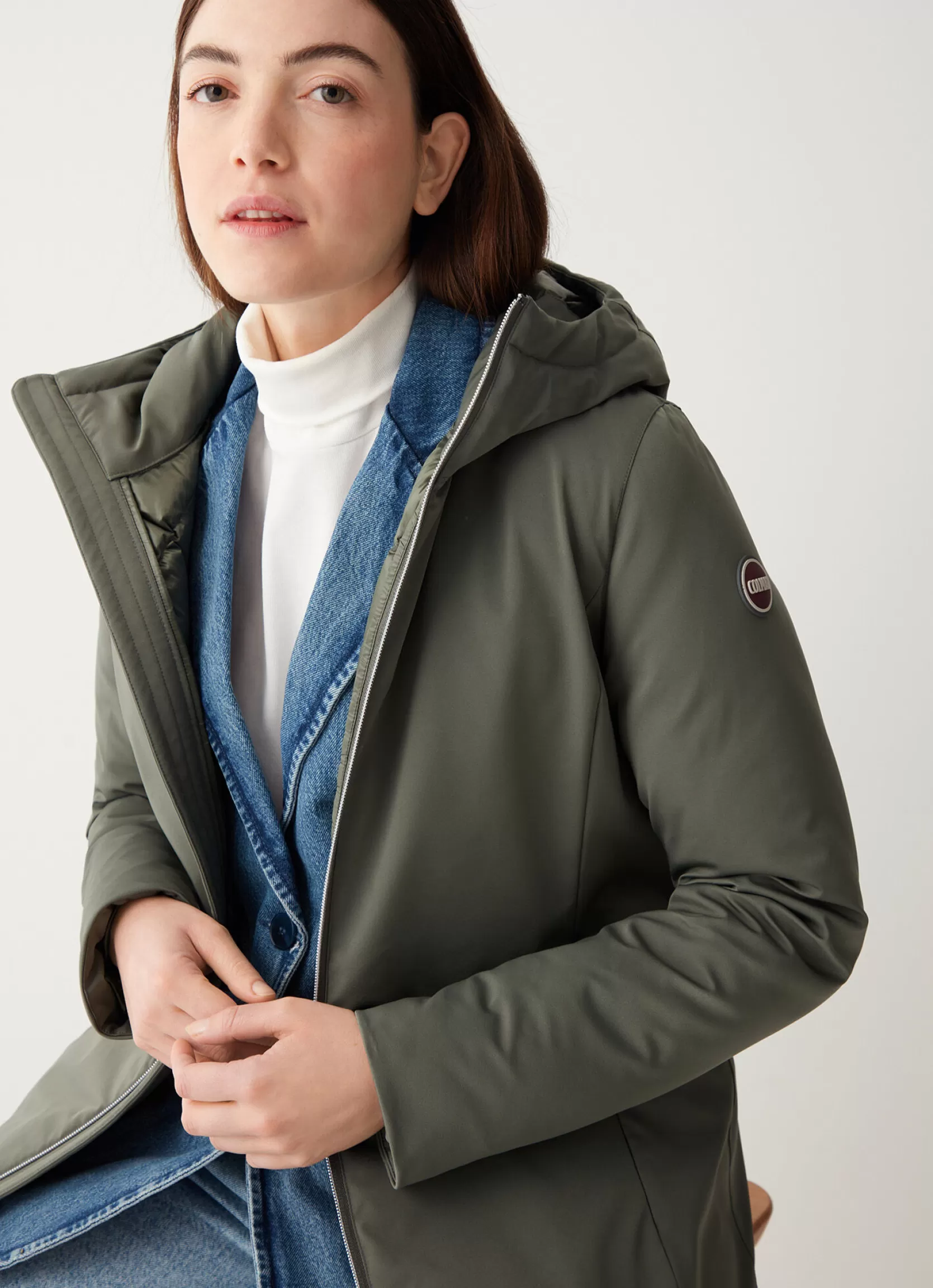 Colmar Down jacket with hood in 3-layer fabric | woman Jackets and Coats | Winter Down Jackets