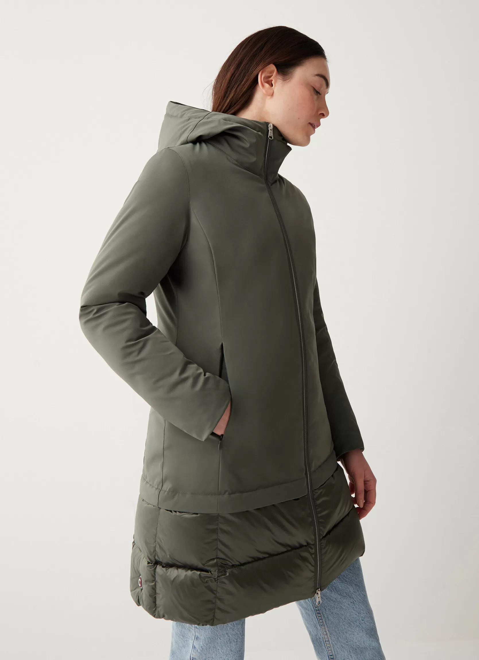 Colmar Down jacket with hood in 3-layer fabric | woman Jackets and Coats | Winter Down Jackets