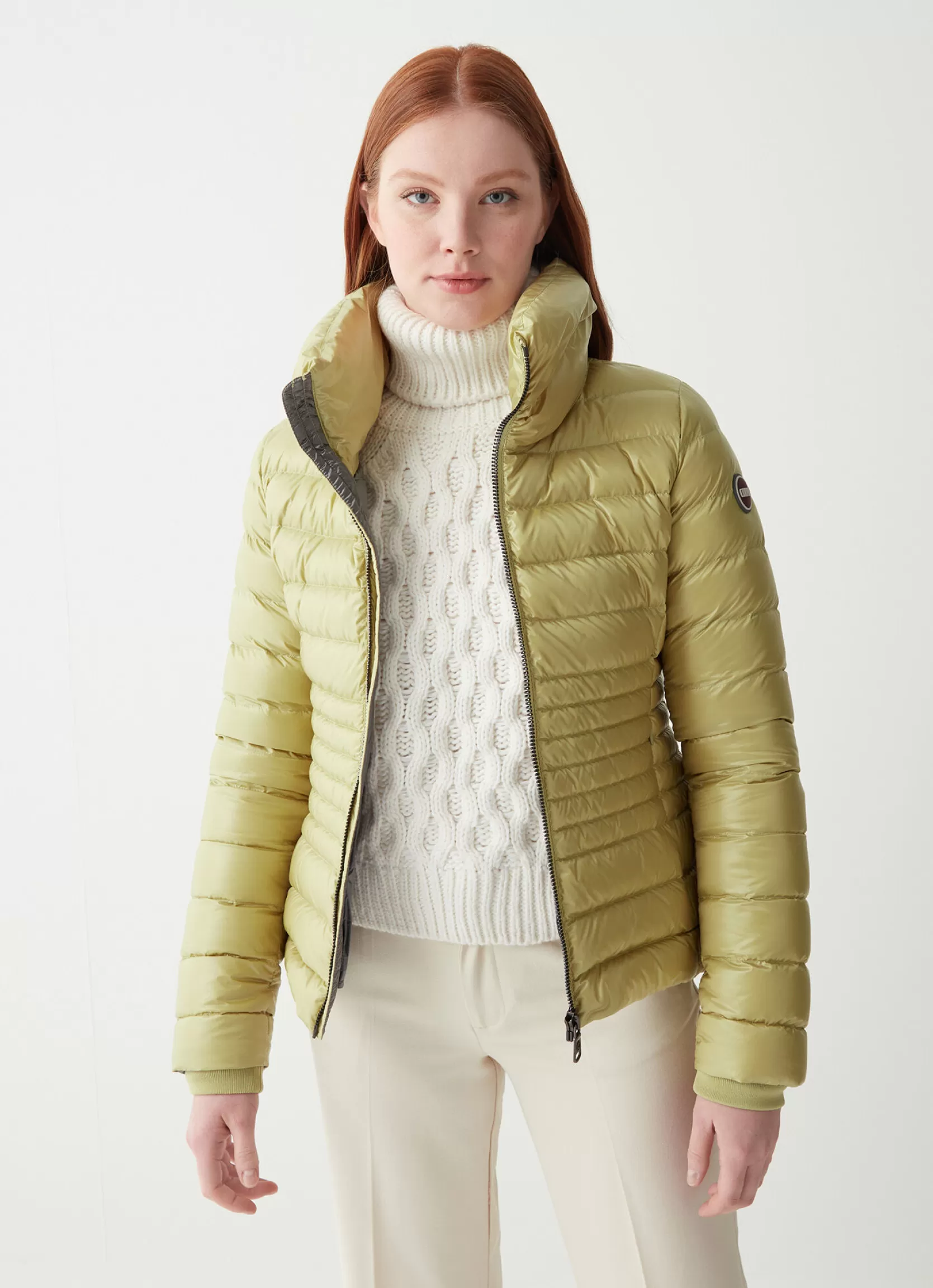 Colmar Down jacket with ribbed knit cuffs | woman Winter Down Jackets