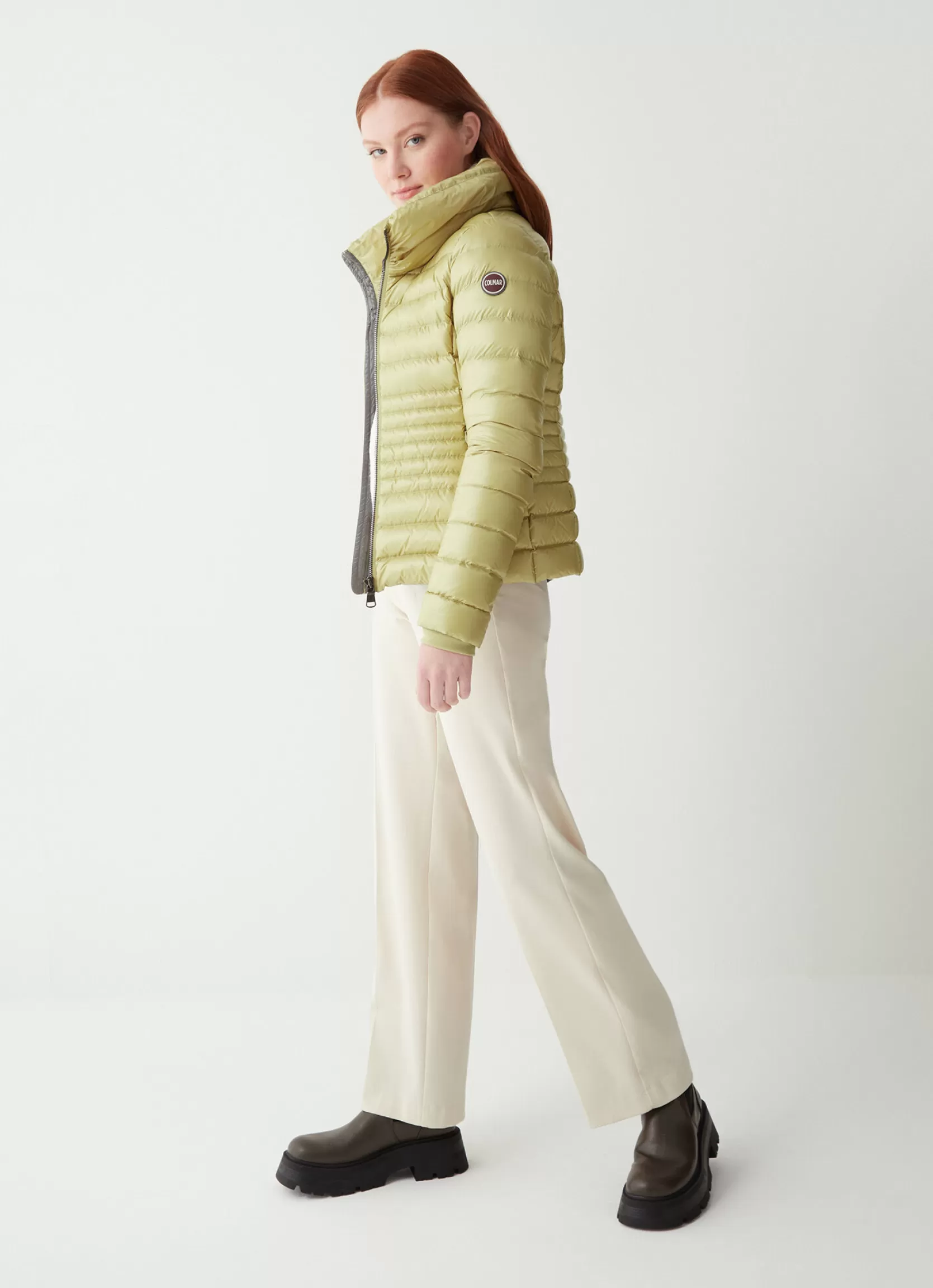 Colmar Down jacket with ribbed knit cuffs | woman Winter Down Jackets