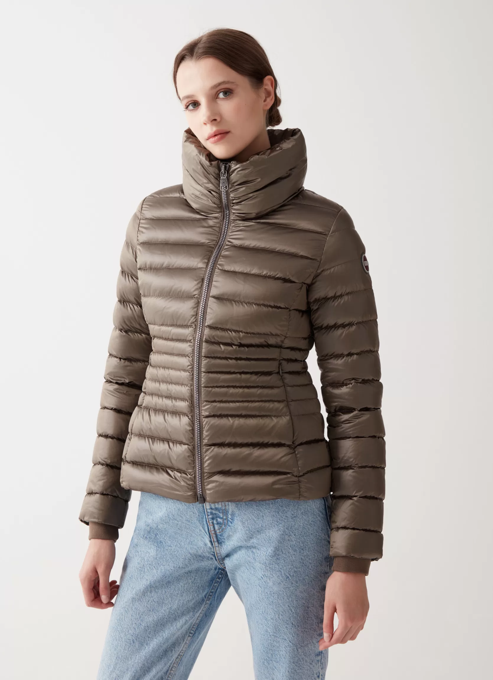 Colmar Down jacket with ribbed knit cuffs | woman Winter Down Jackets