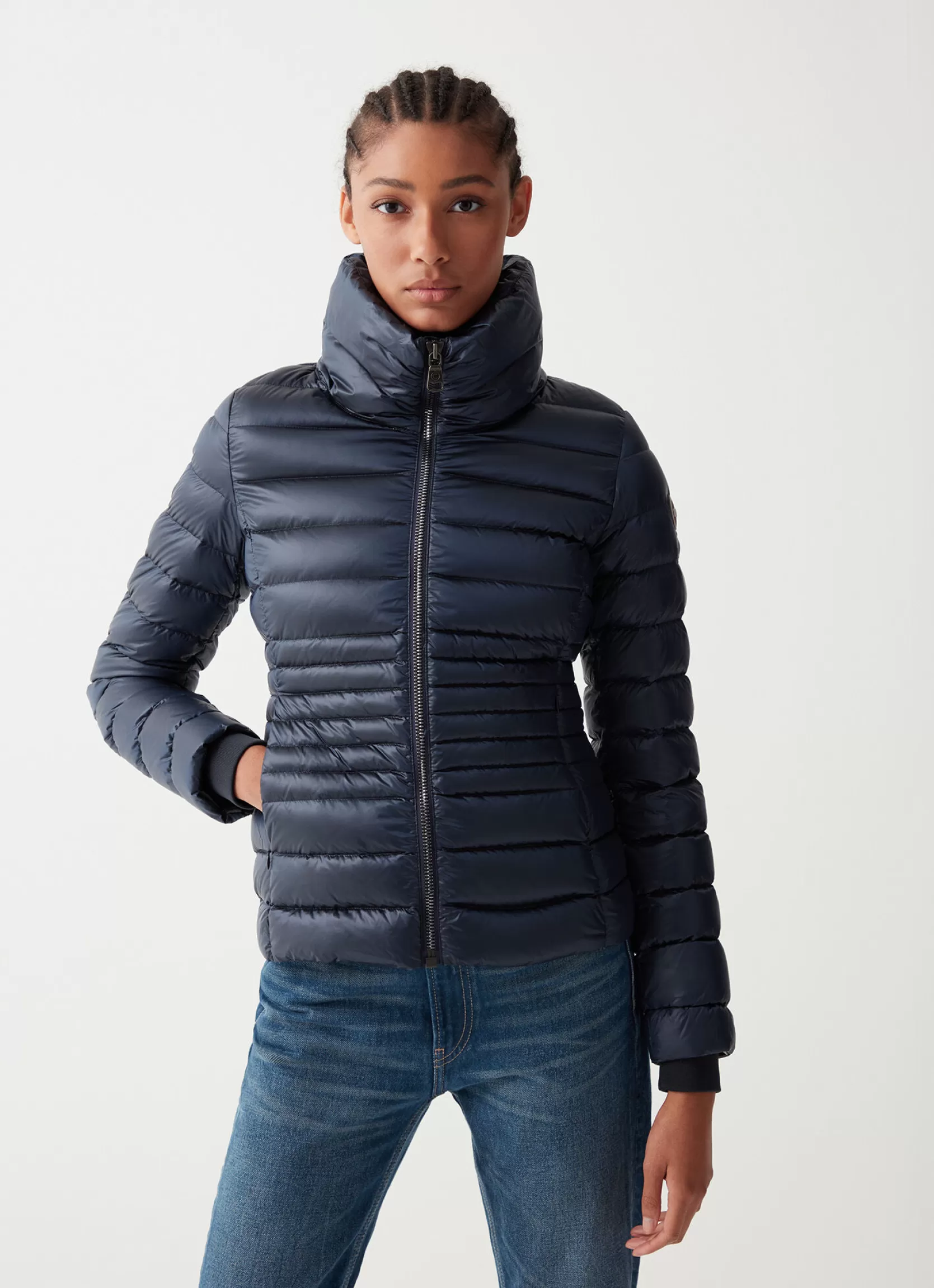 Colmar Down jacket with ribbed knit cuffs | woman Winter Down Jackets