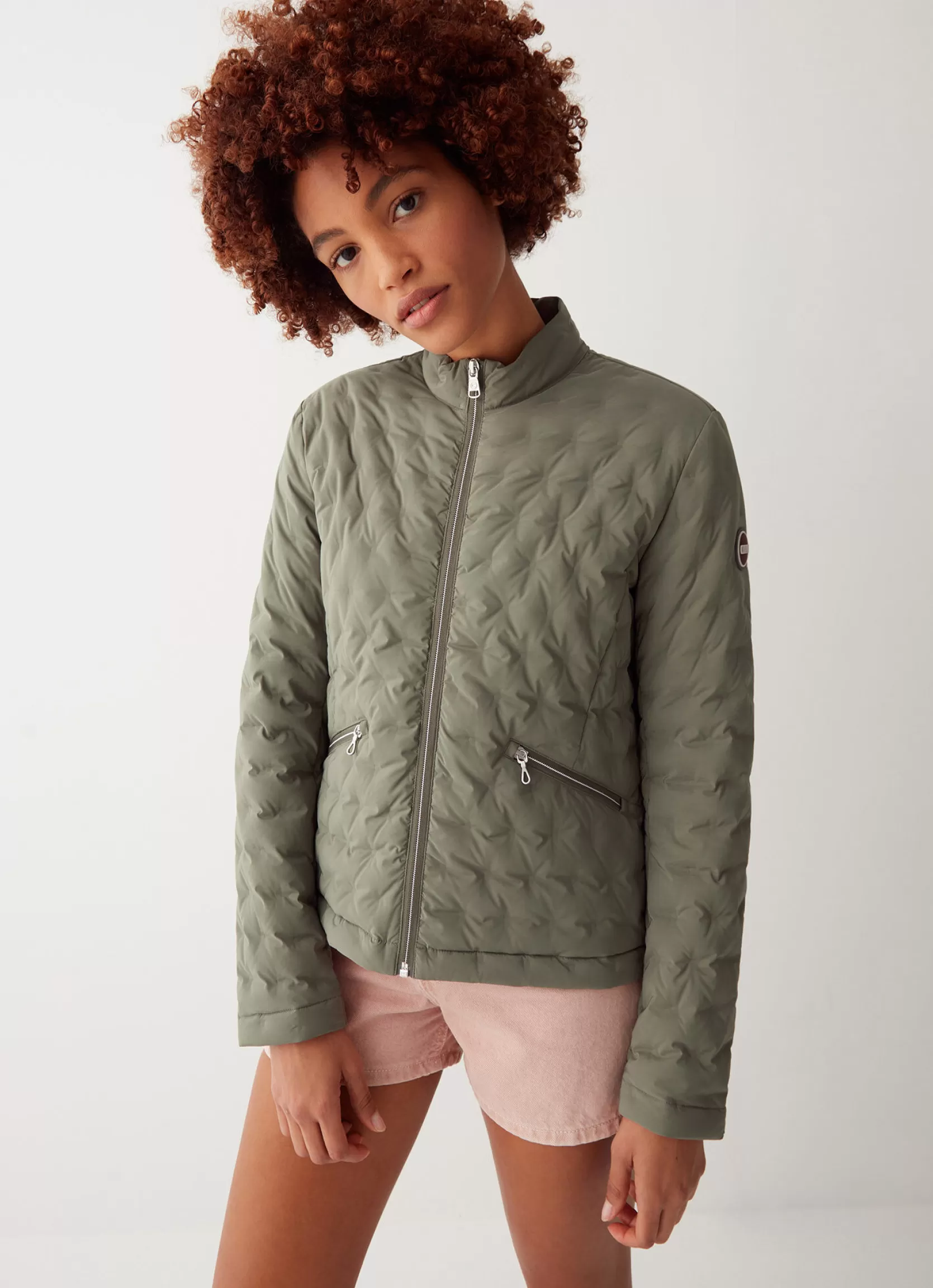 Colmar Down jacket with stamp quilting. | woman Outlet
