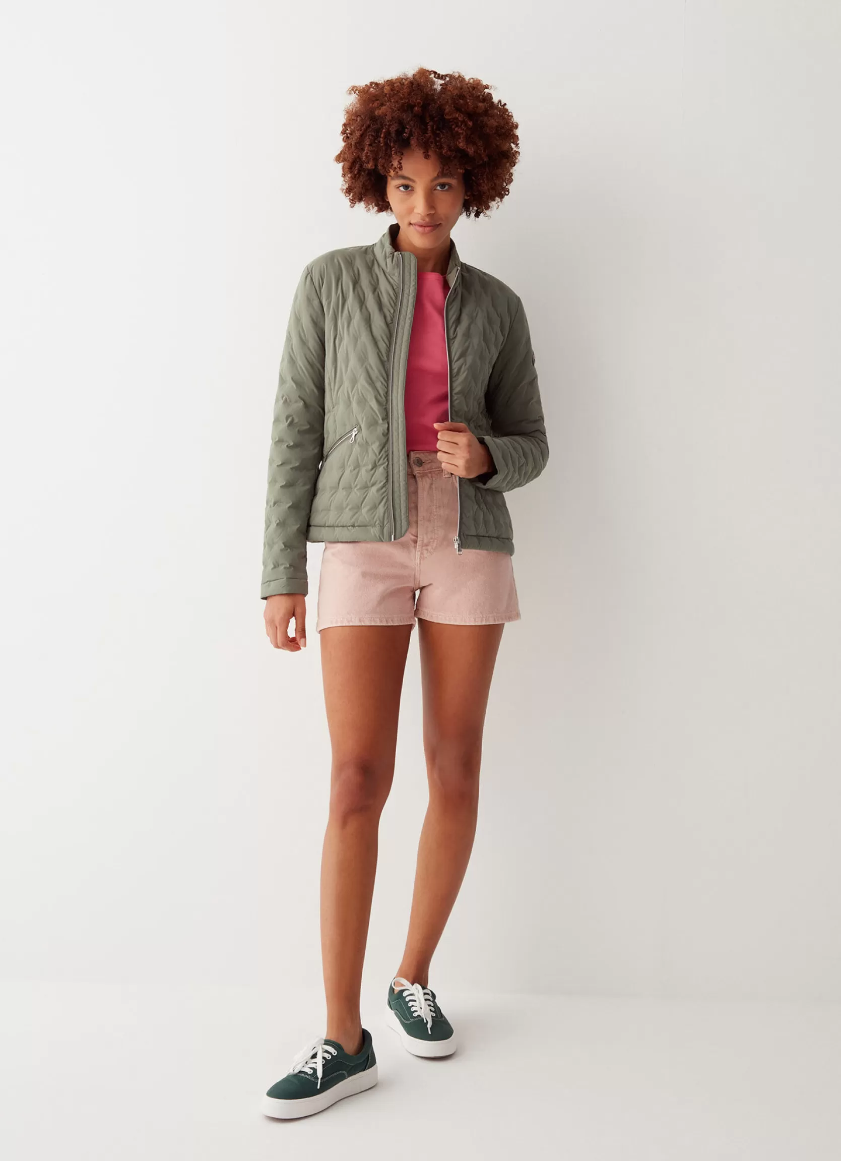 Colmar Down jacket with stamp quilting. | woman Outlet